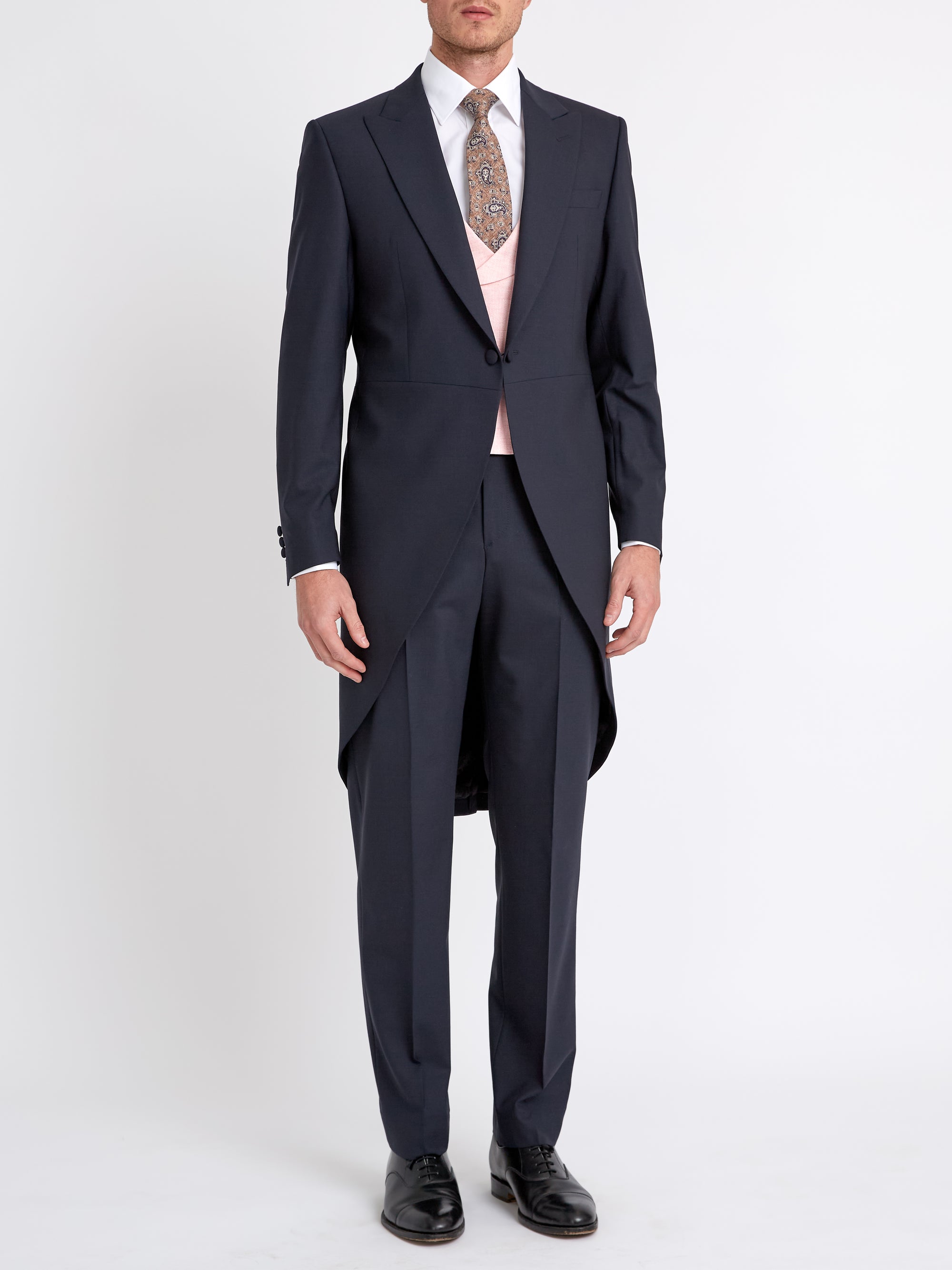 Navy Ascot Wool Morning Coat
