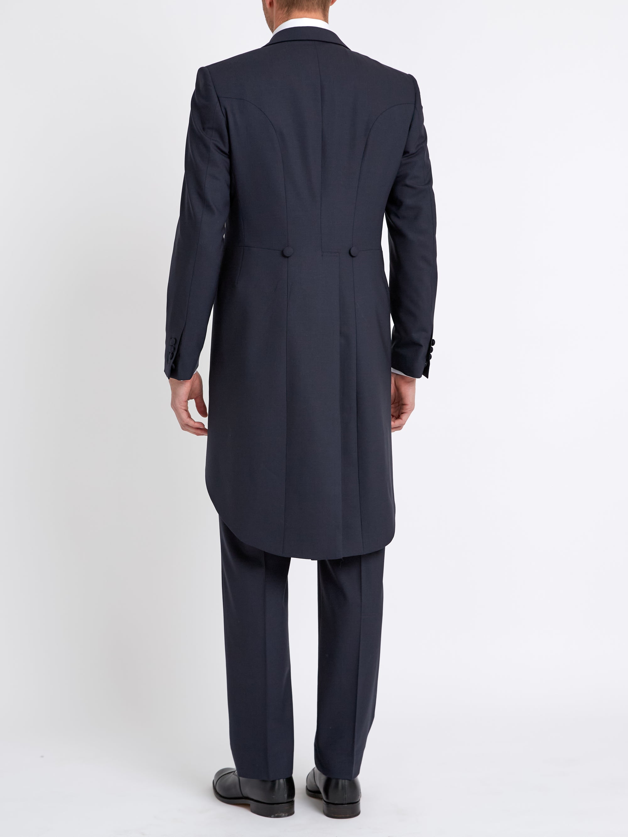 Navy Ascot Wool Morning Coat
