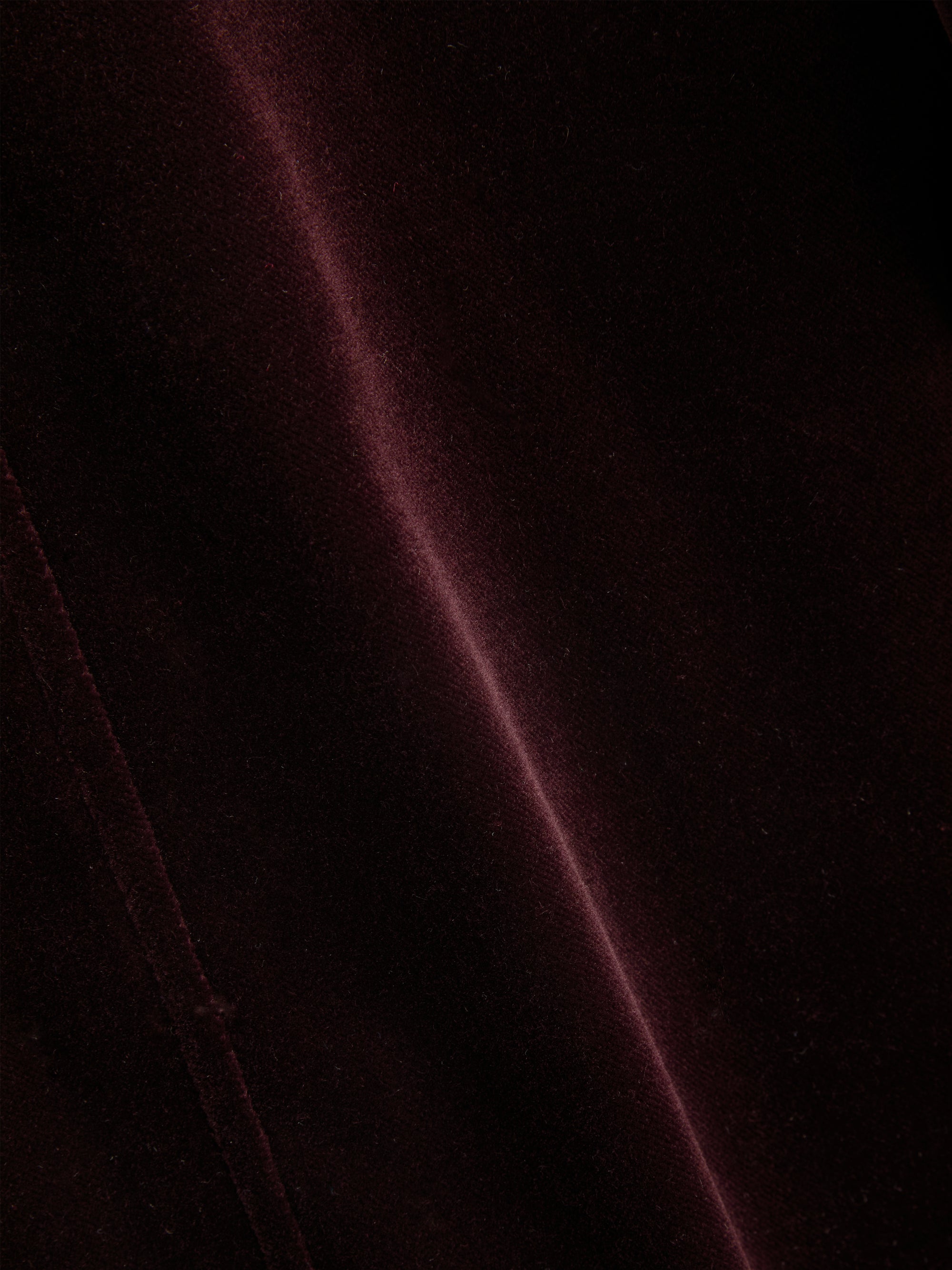 Claret Velvet Cotton Artist Jacket
