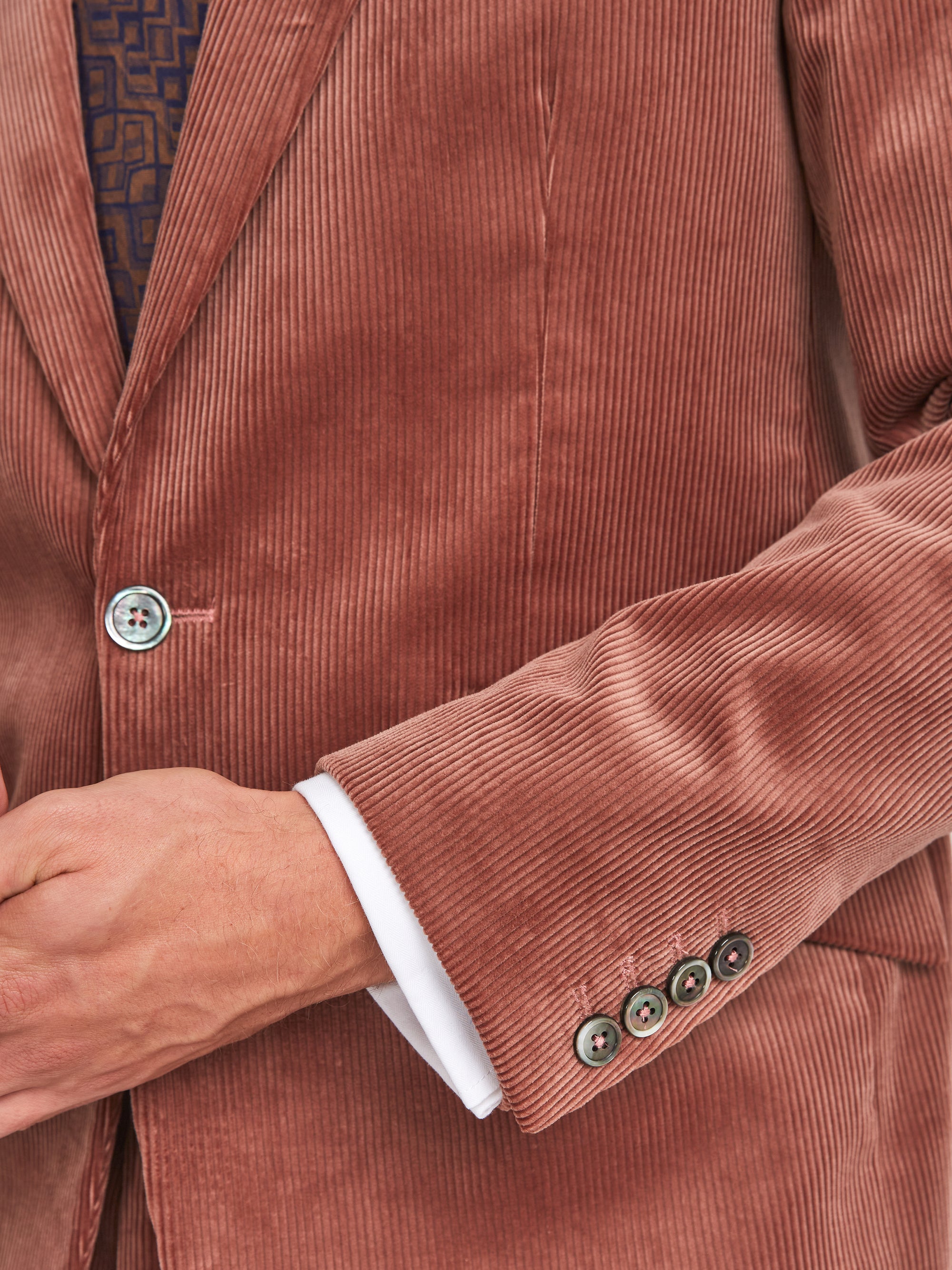 Dusk Pink Hatfield Cord Newport Jacket