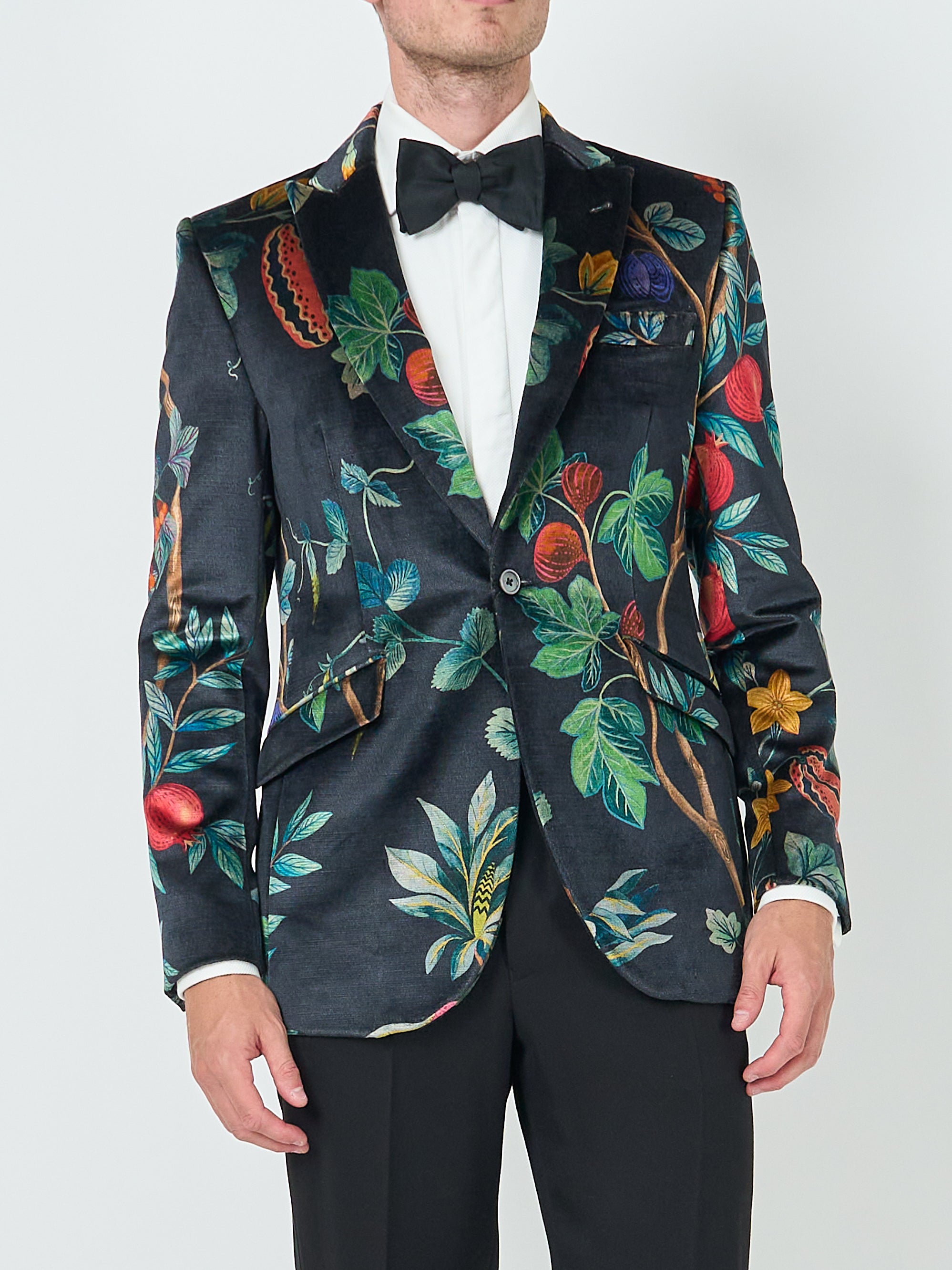Navy Regency Velvet Newport Jacket
