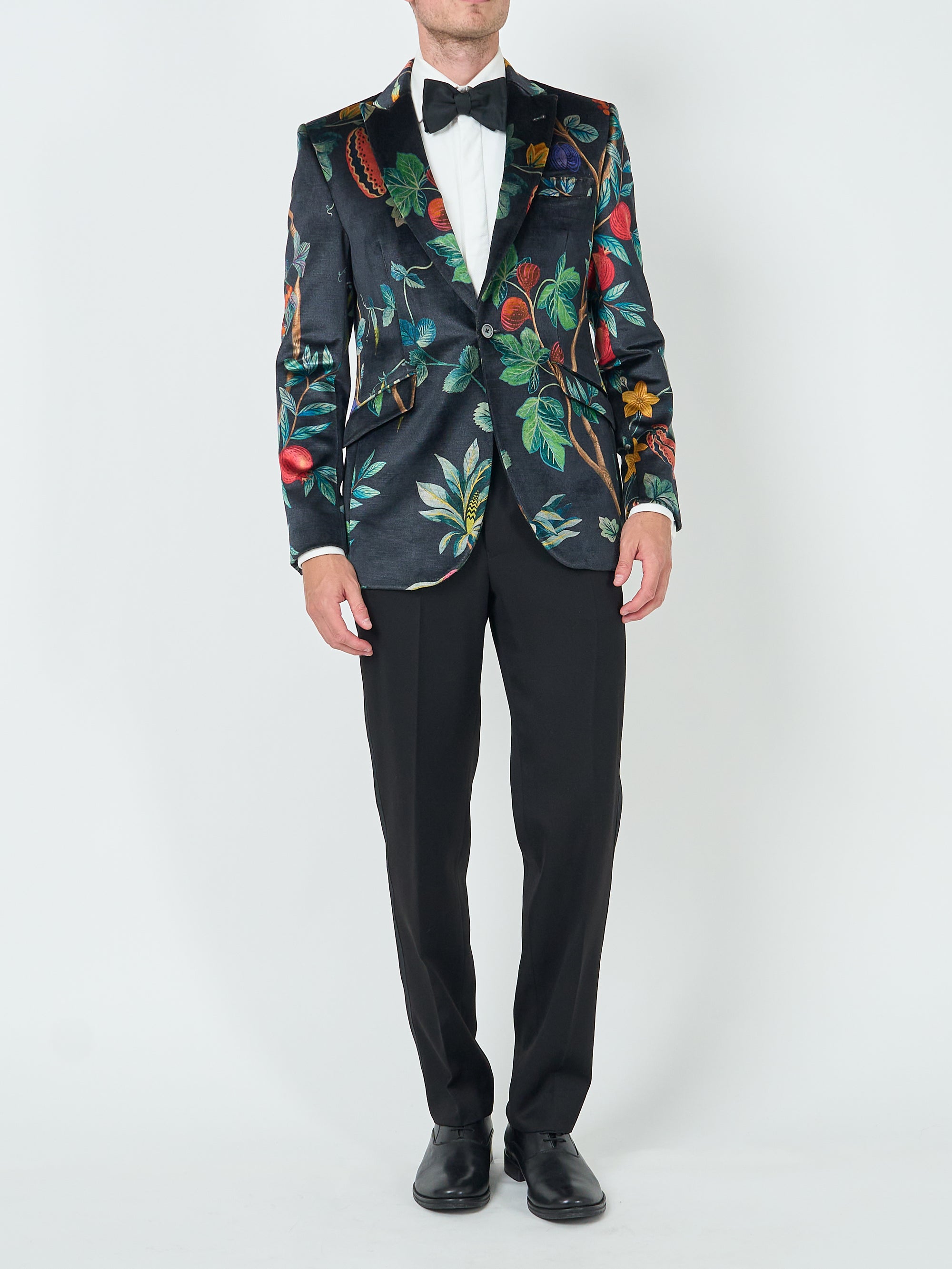 Navy Regency Velvet Newport Jacket