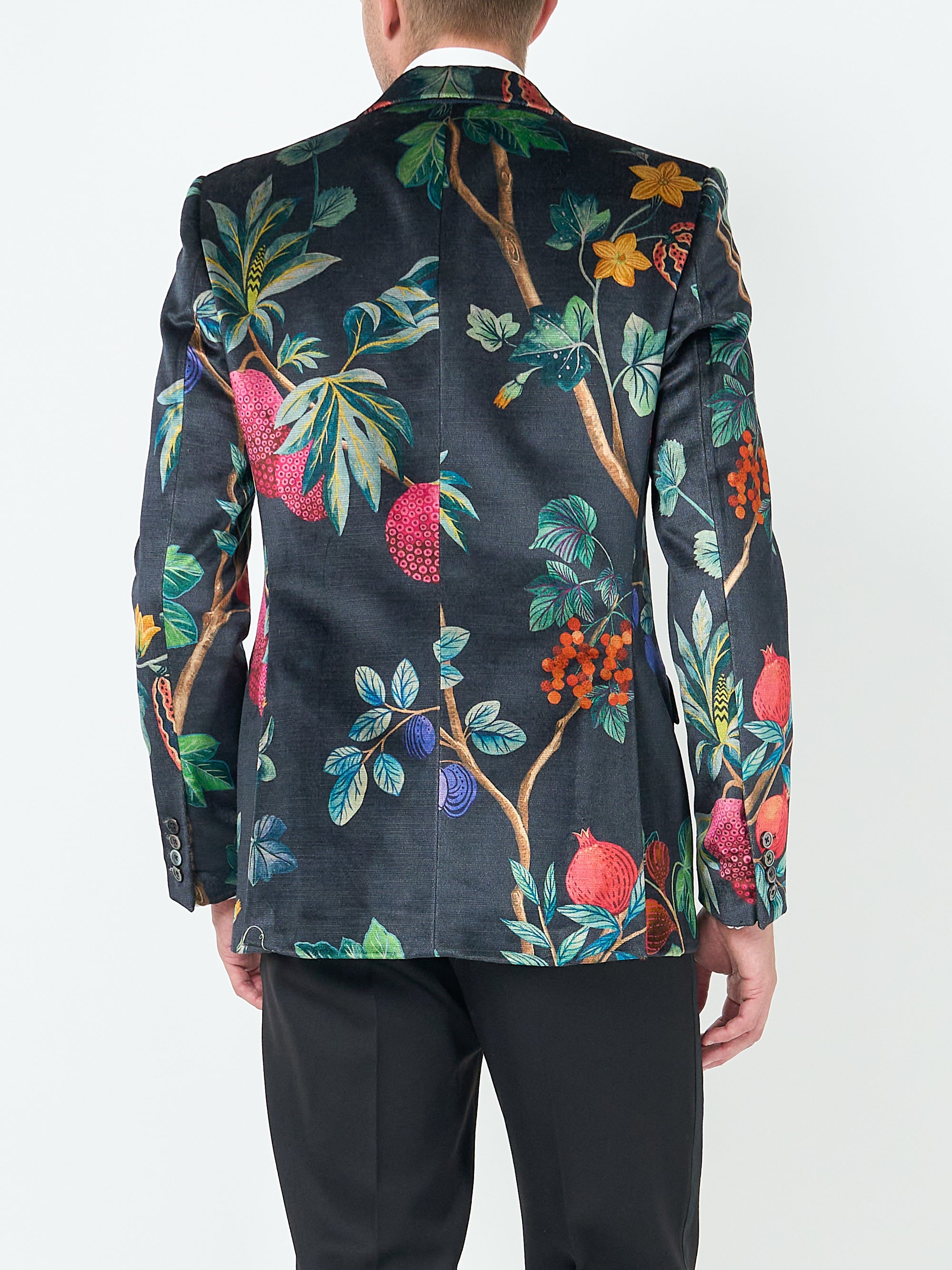 Navy Regency Velvet Newport Jacket