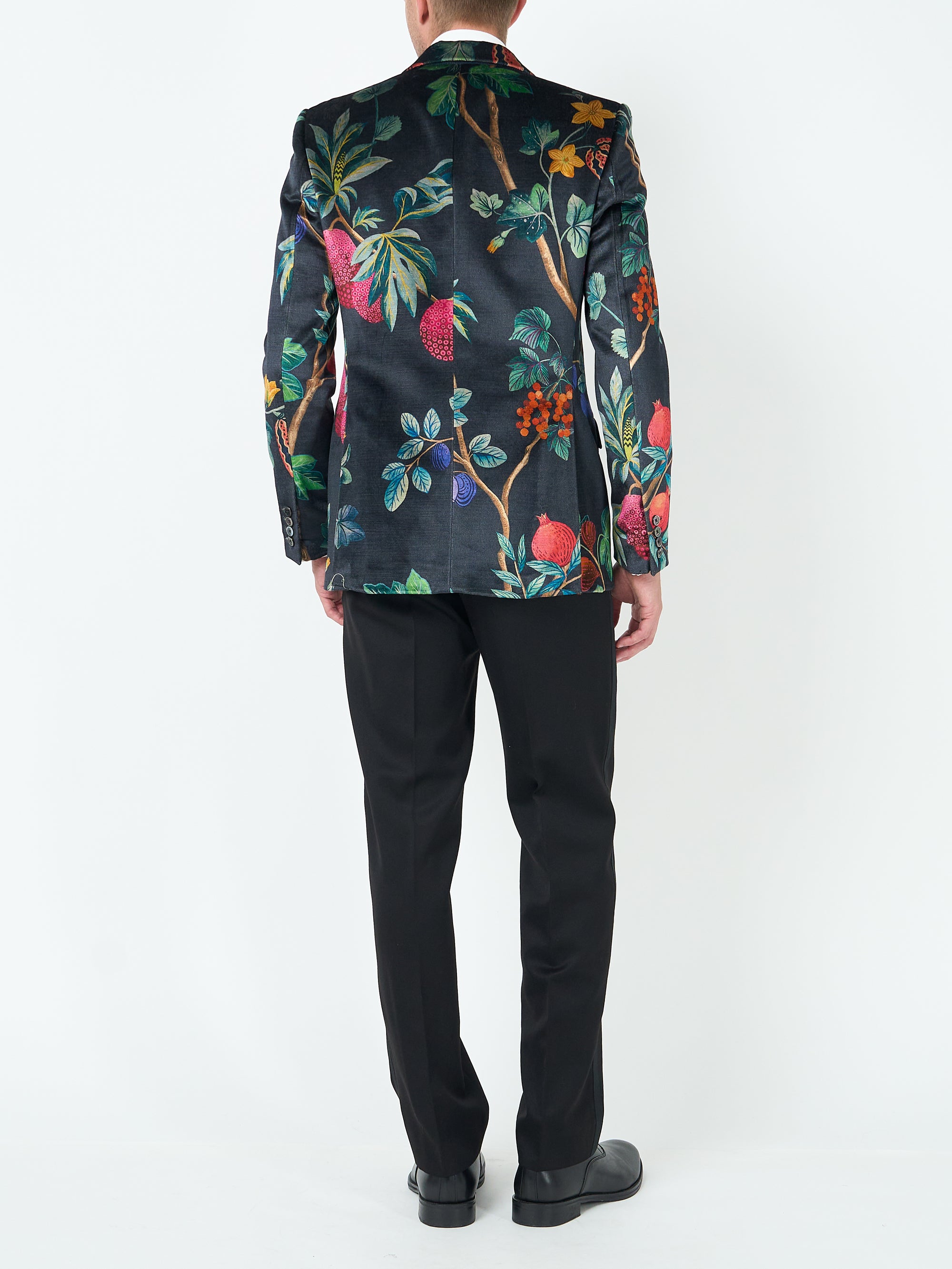 Navy Regency Velvet Newport Jacket