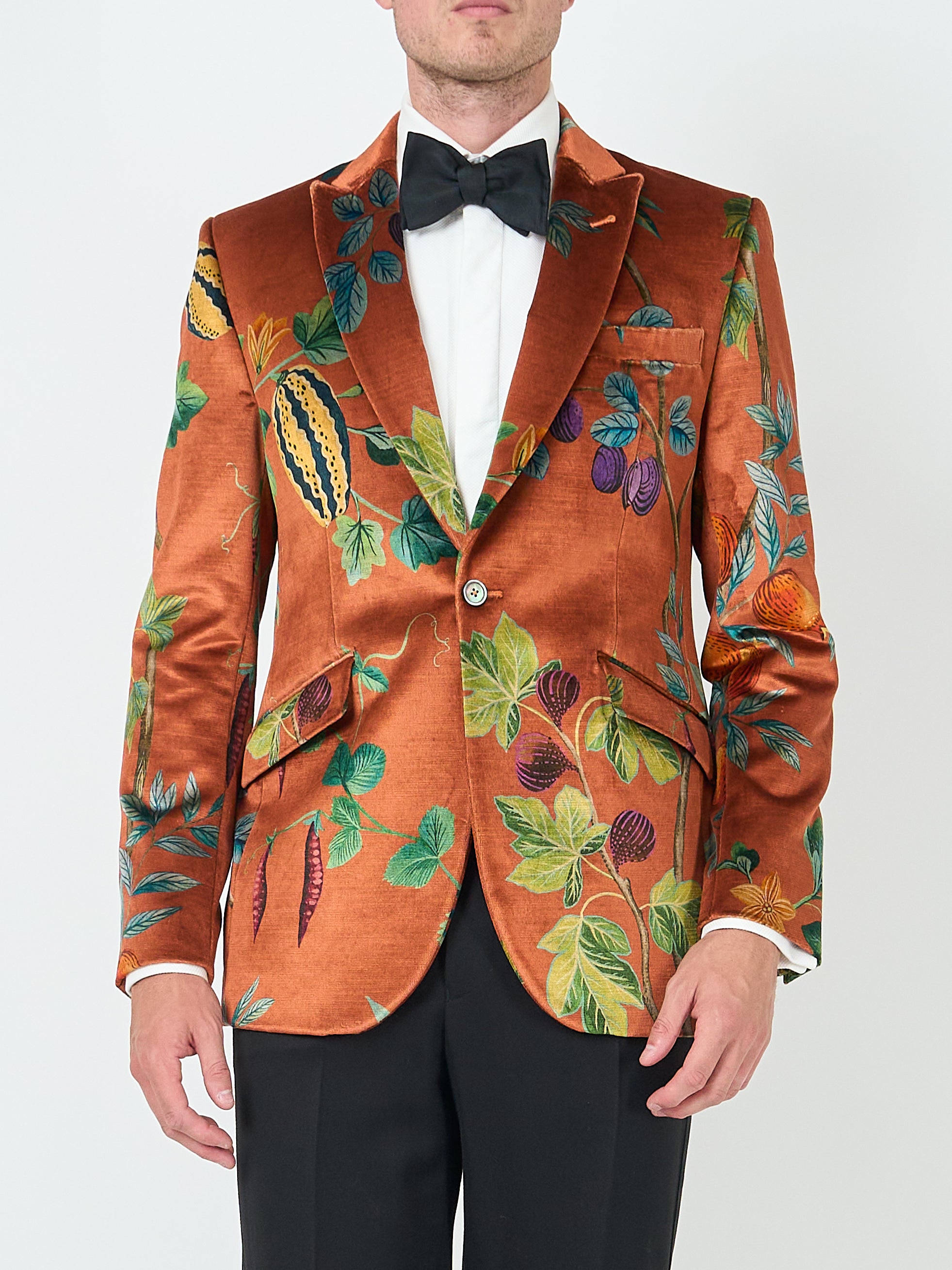 Copper Regency Velvet Newport Jacket