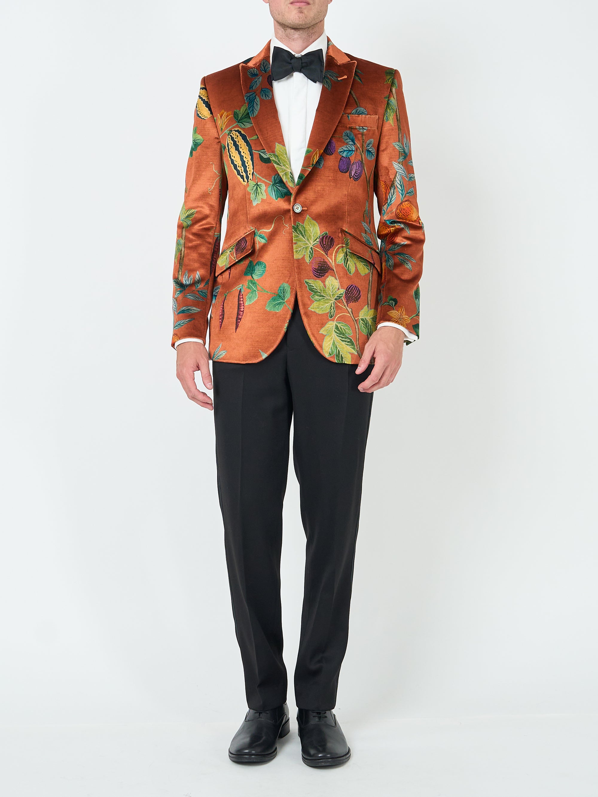 Copper Regency Velvet Newport Jacket