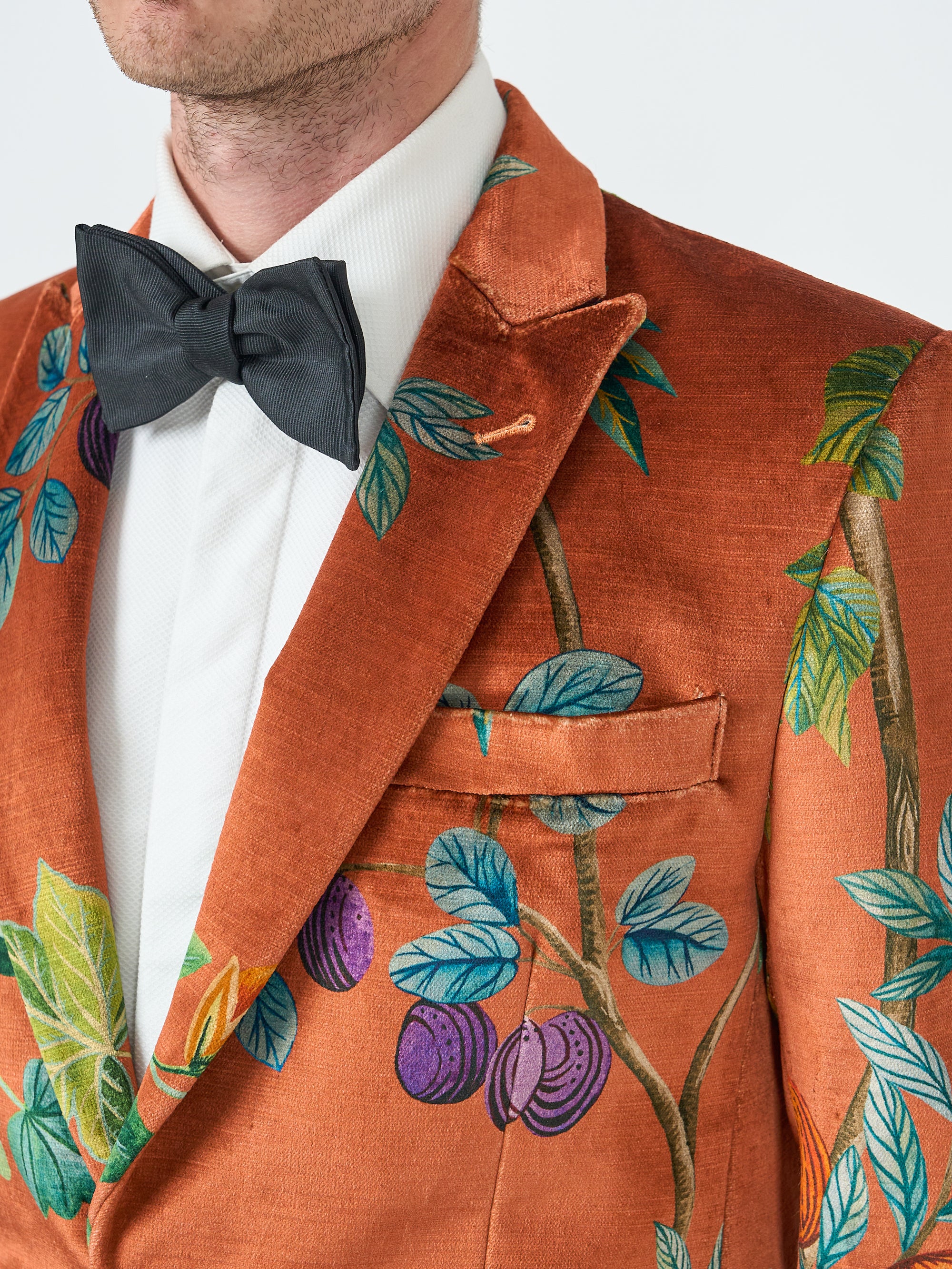 Copper Regency Velvet Newport Jacket