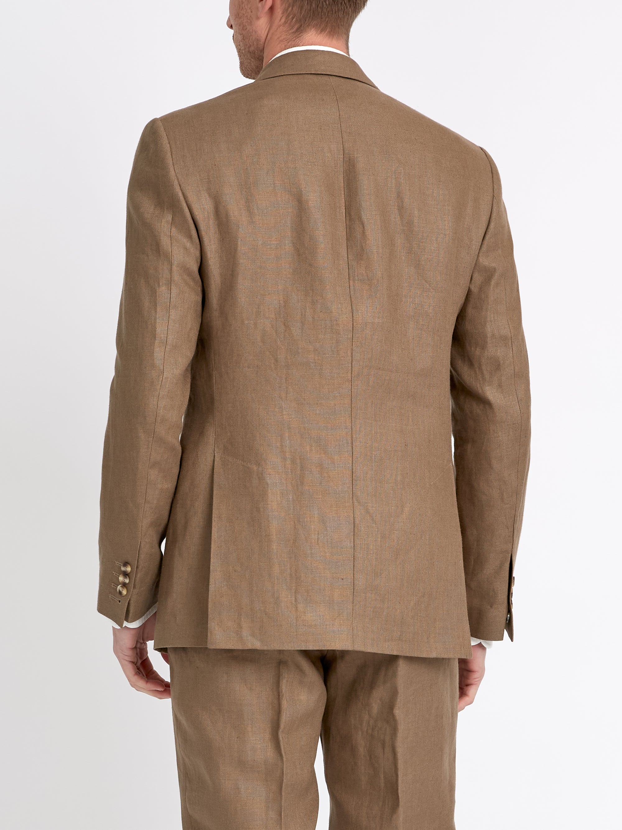 Taupe Evering Linen Ebury Jacket