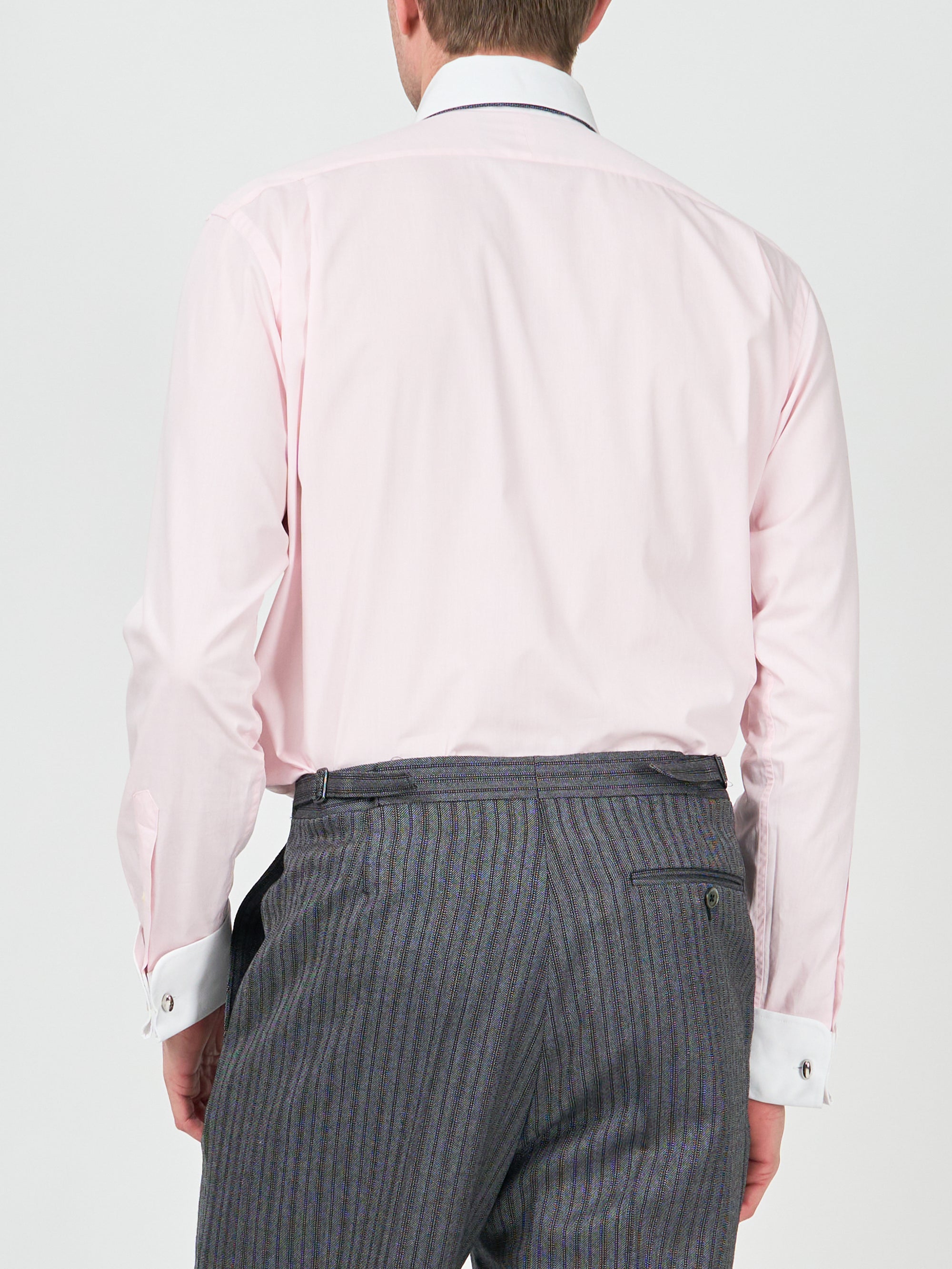 Pink/White Steed Cotton Gatsby Shirt