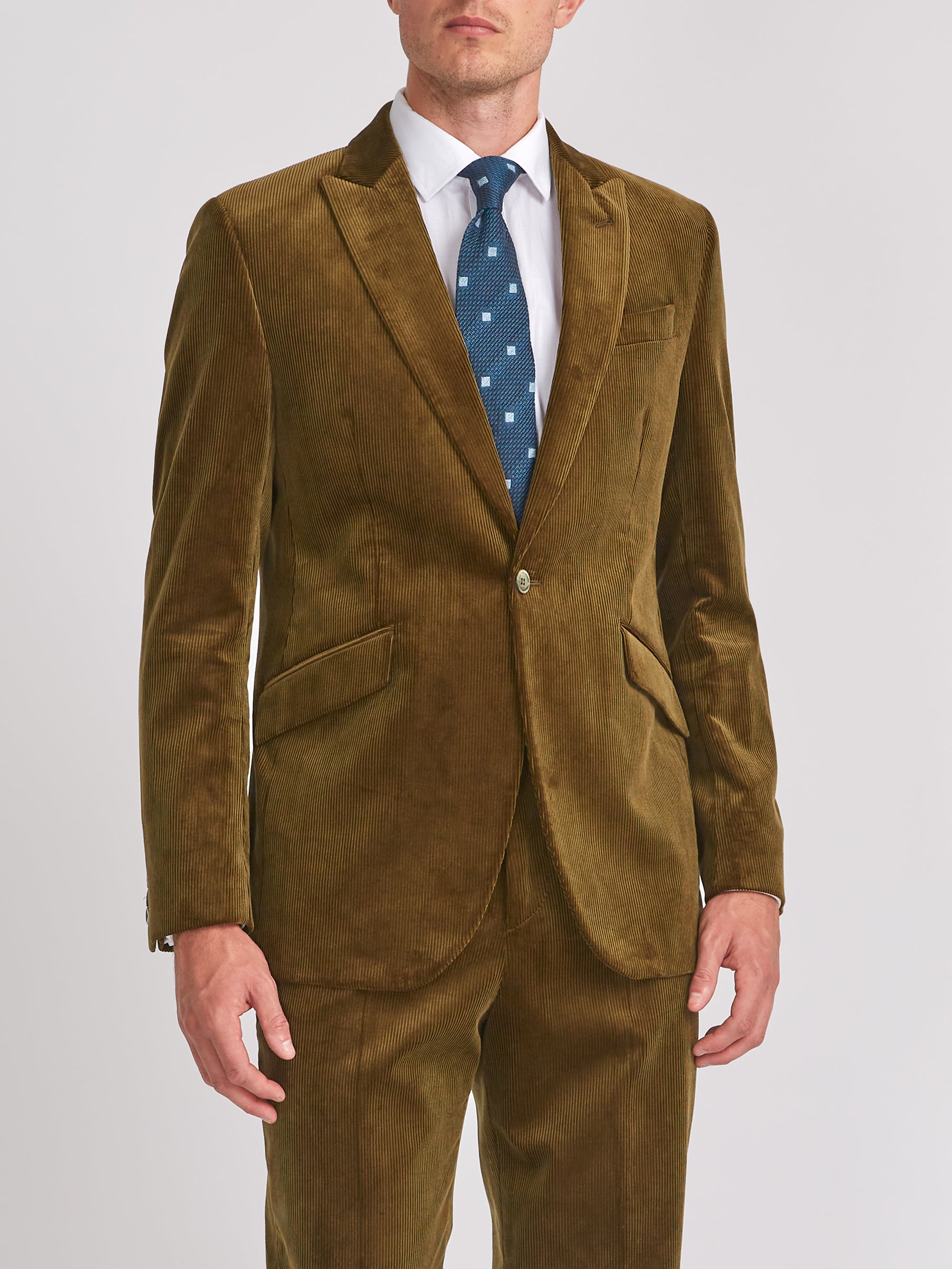 Olive Hatfield Cord Newport Jacket