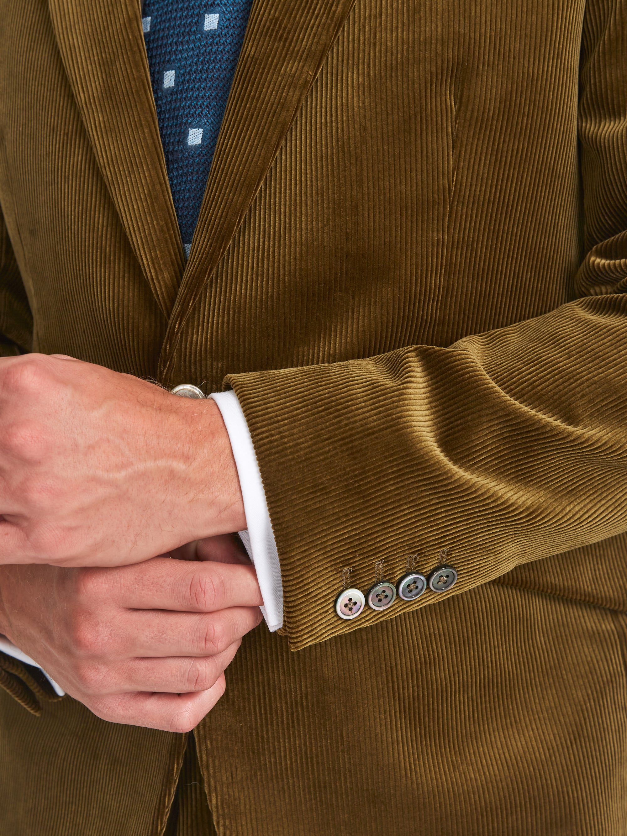 Olive Hatfield Cord Newport Jacket