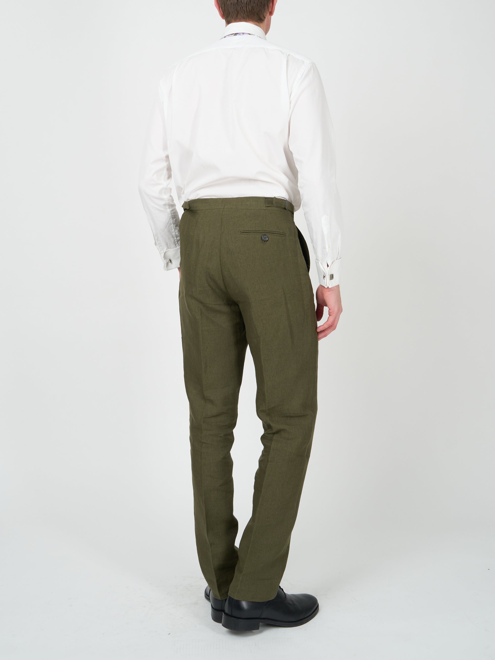 Olive Hembridge Linen Dress Trouser