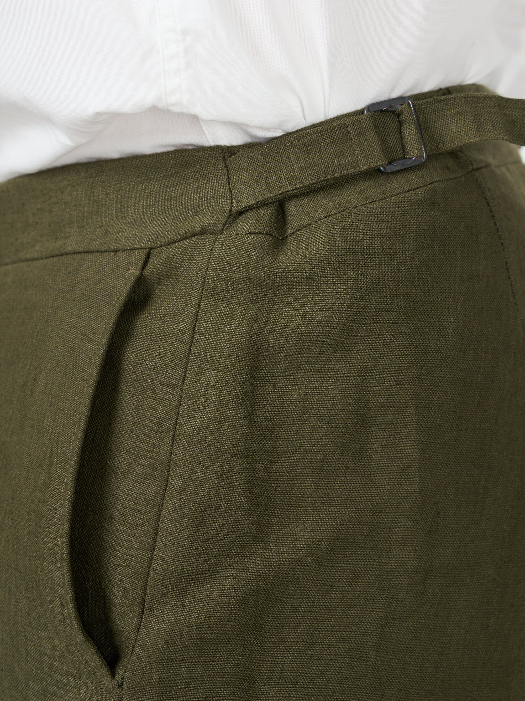 Olive Hembridge Linen Dress Trouser