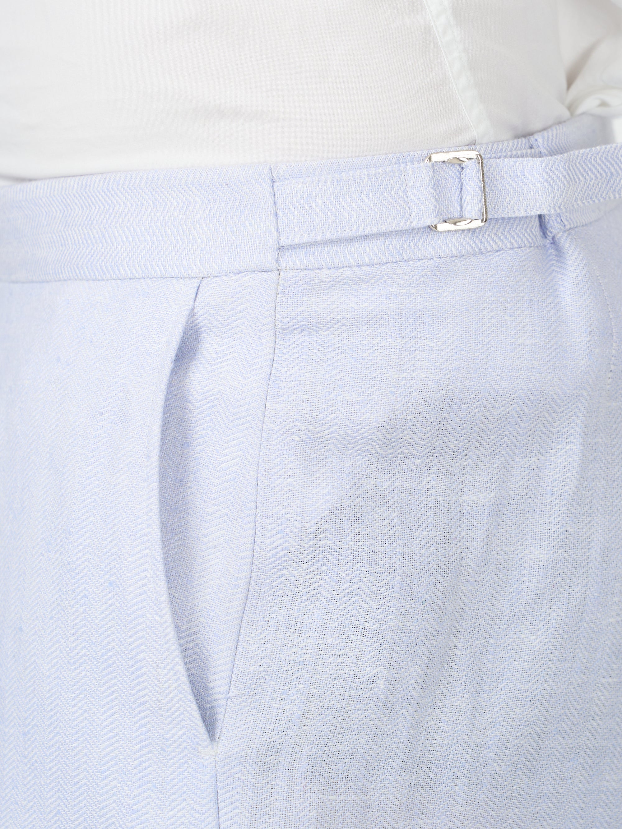 Sky Blue Randwick Linen Dress Trouser