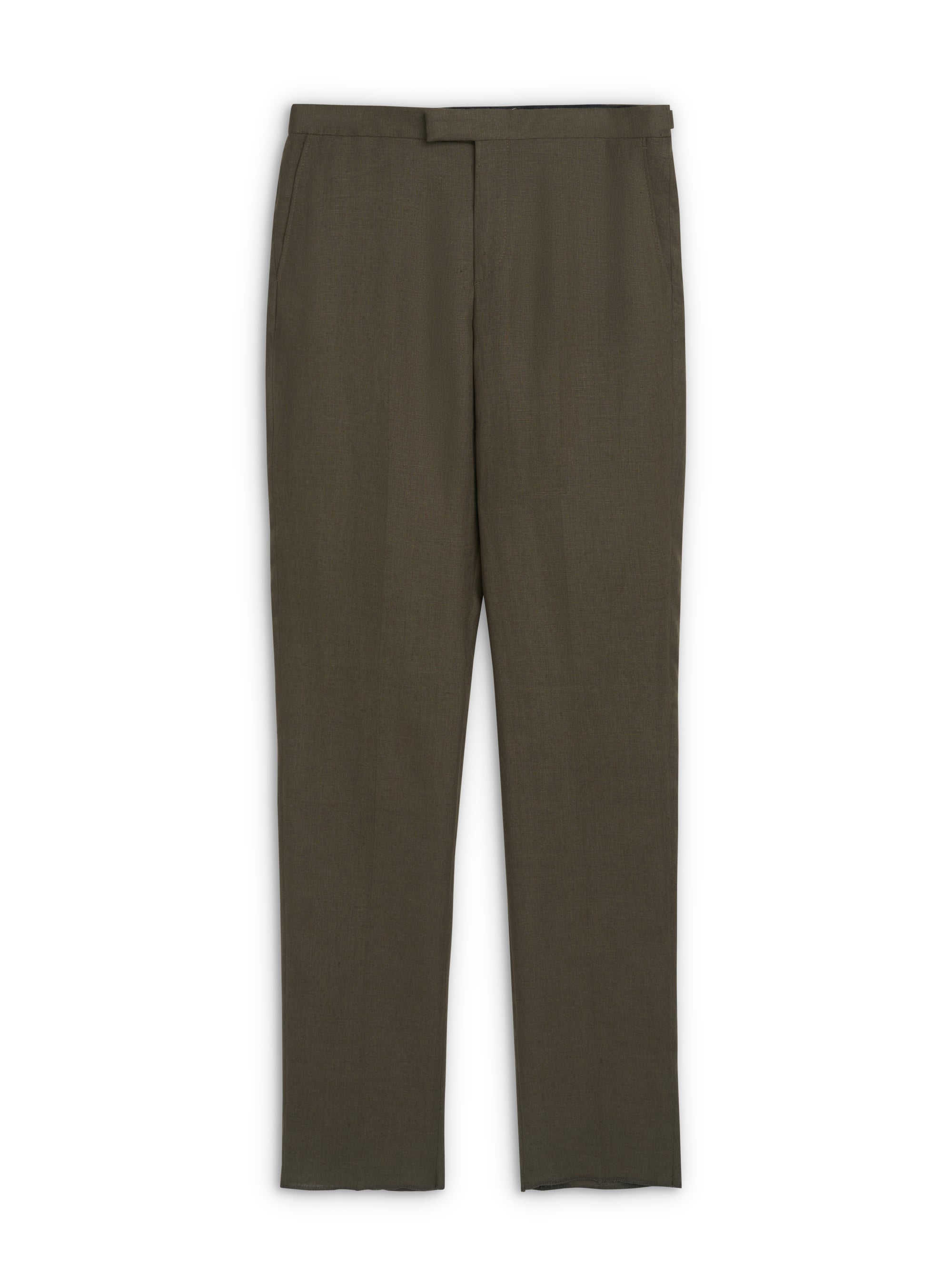 Green Padworth Linen Dress Trouser