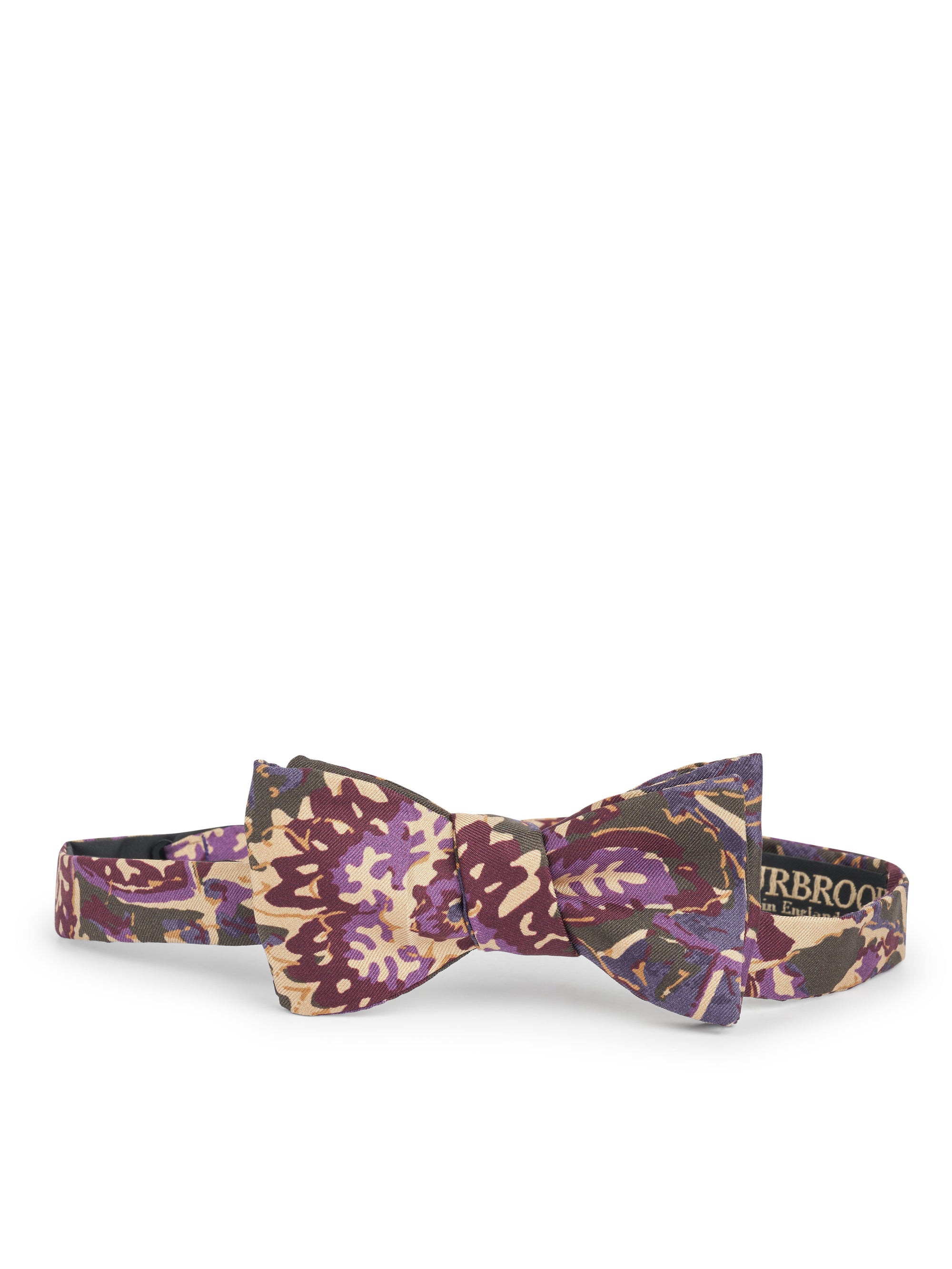 Green / Purple Charleston Silk Bow Tie