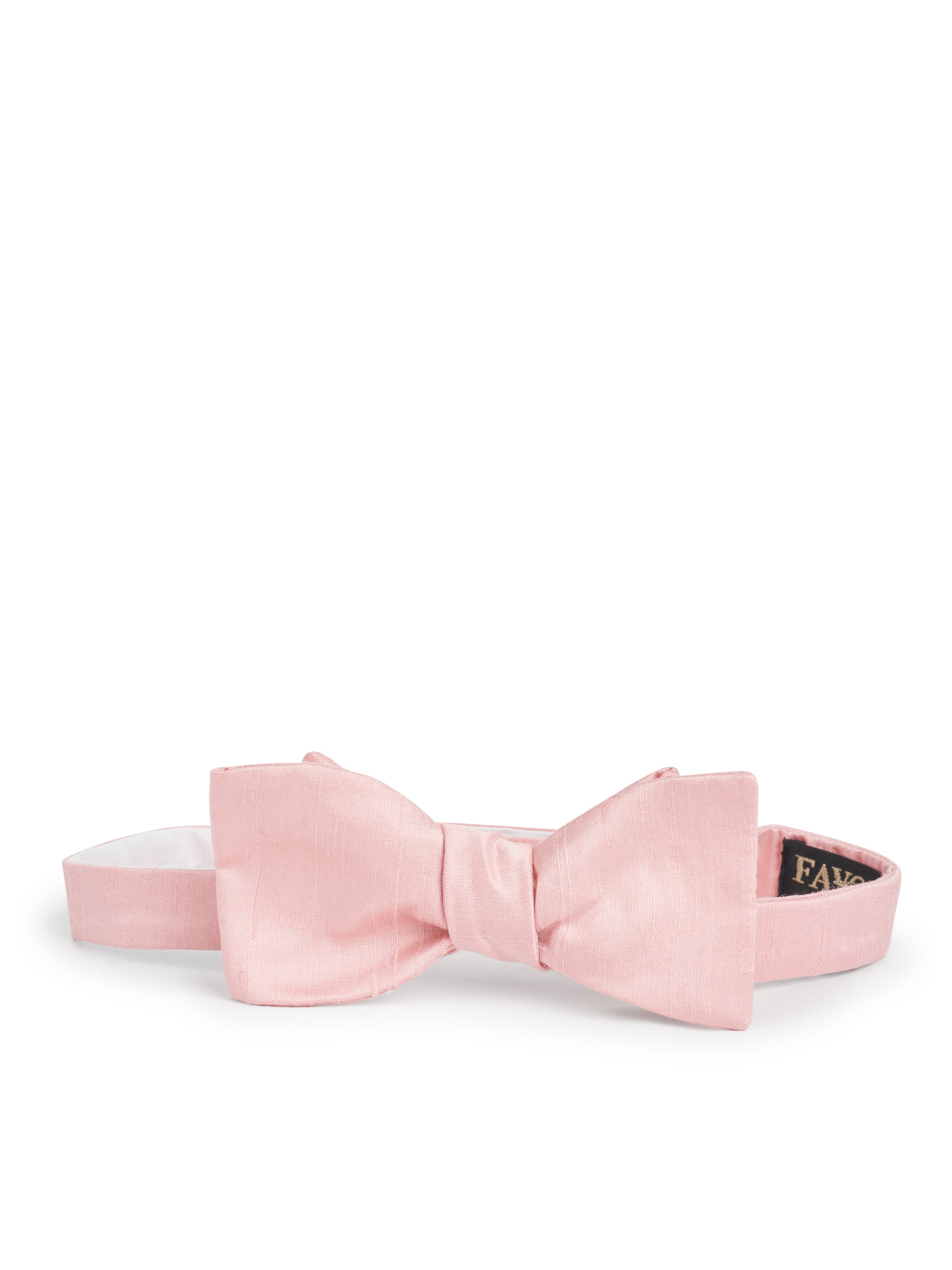 Pink Douppion Silk Bow Tie