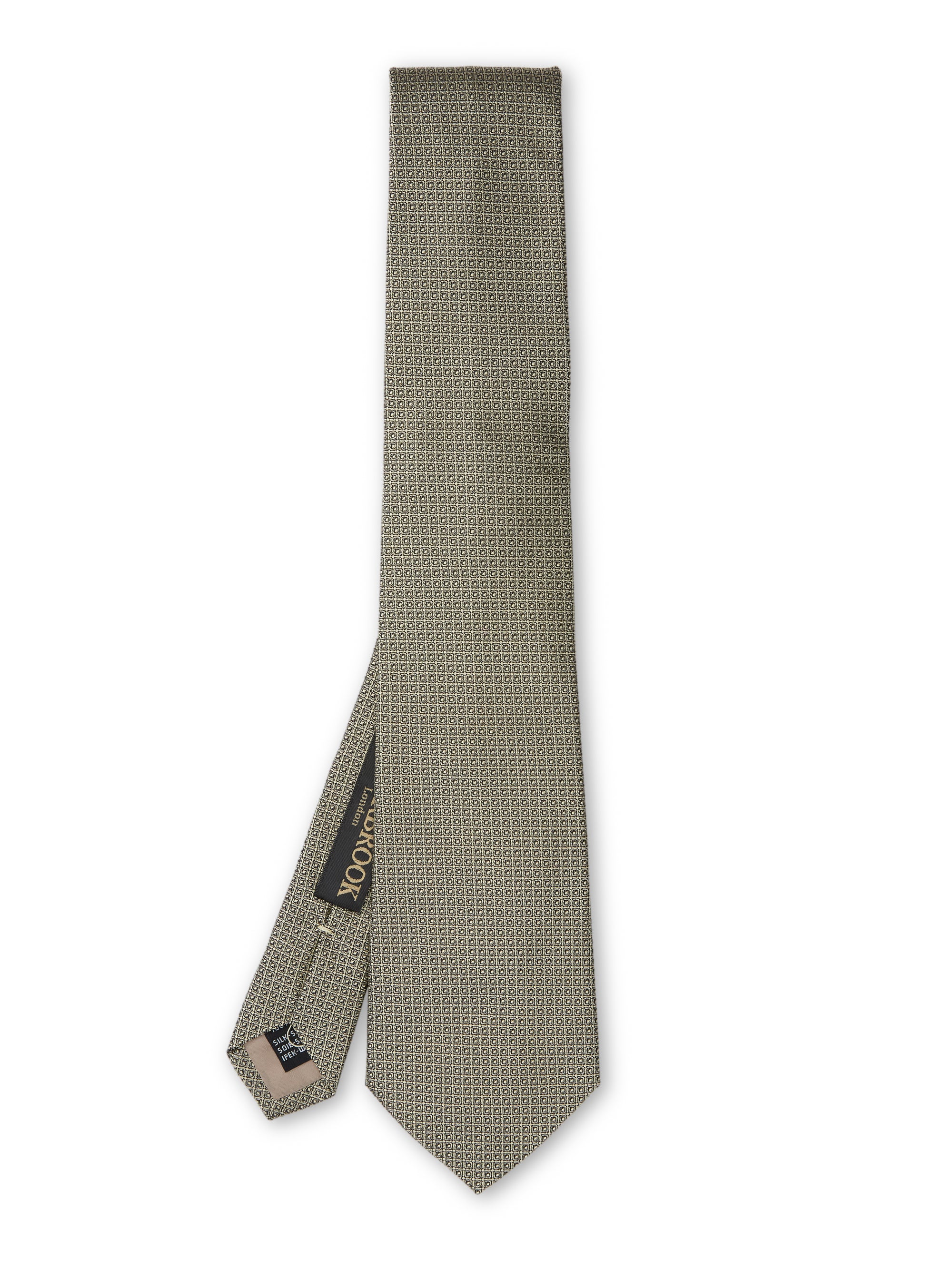 Antique Gold Bayswater Silk Tie