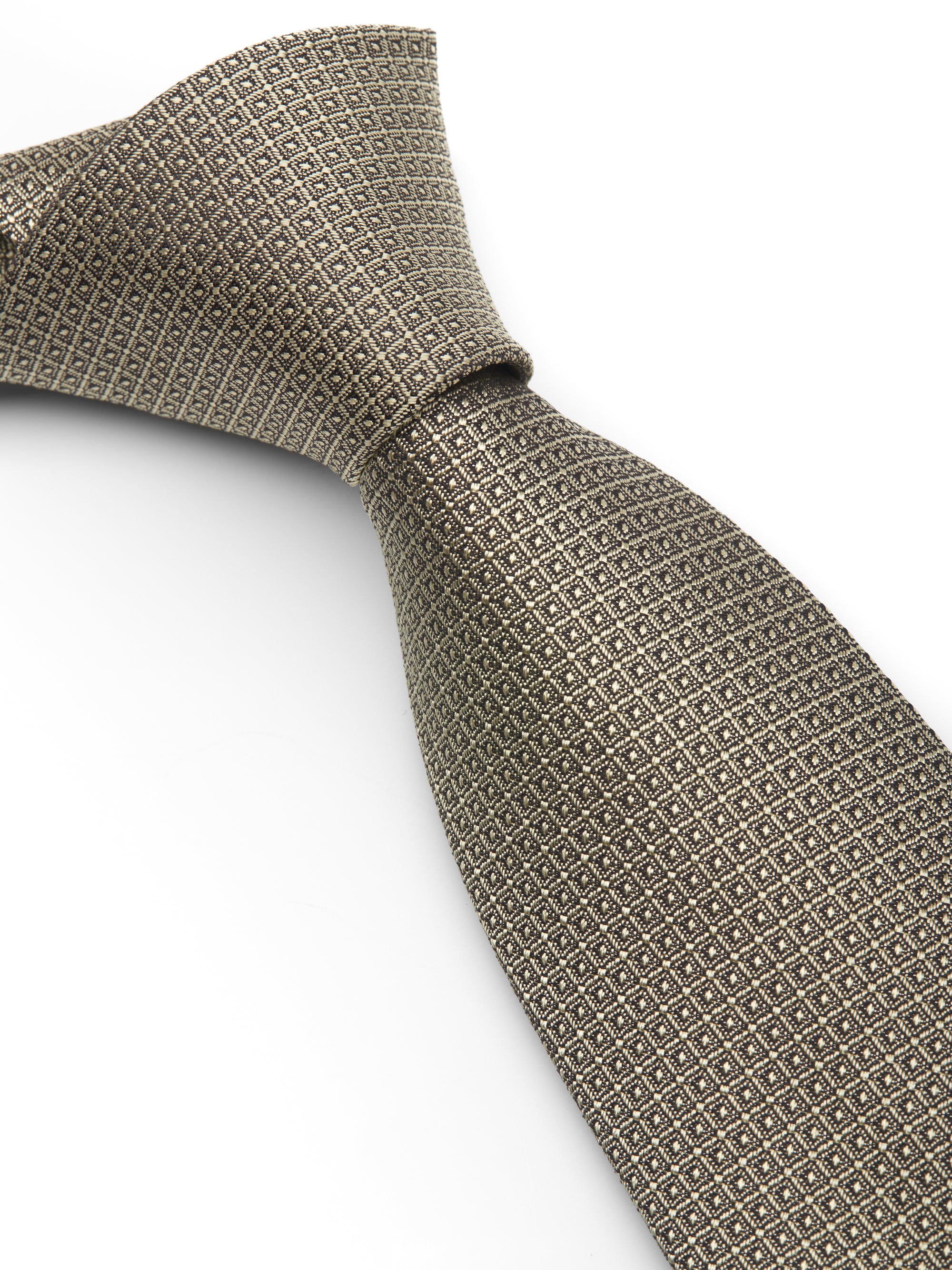 Antique Gold Bayswater Silk Tie