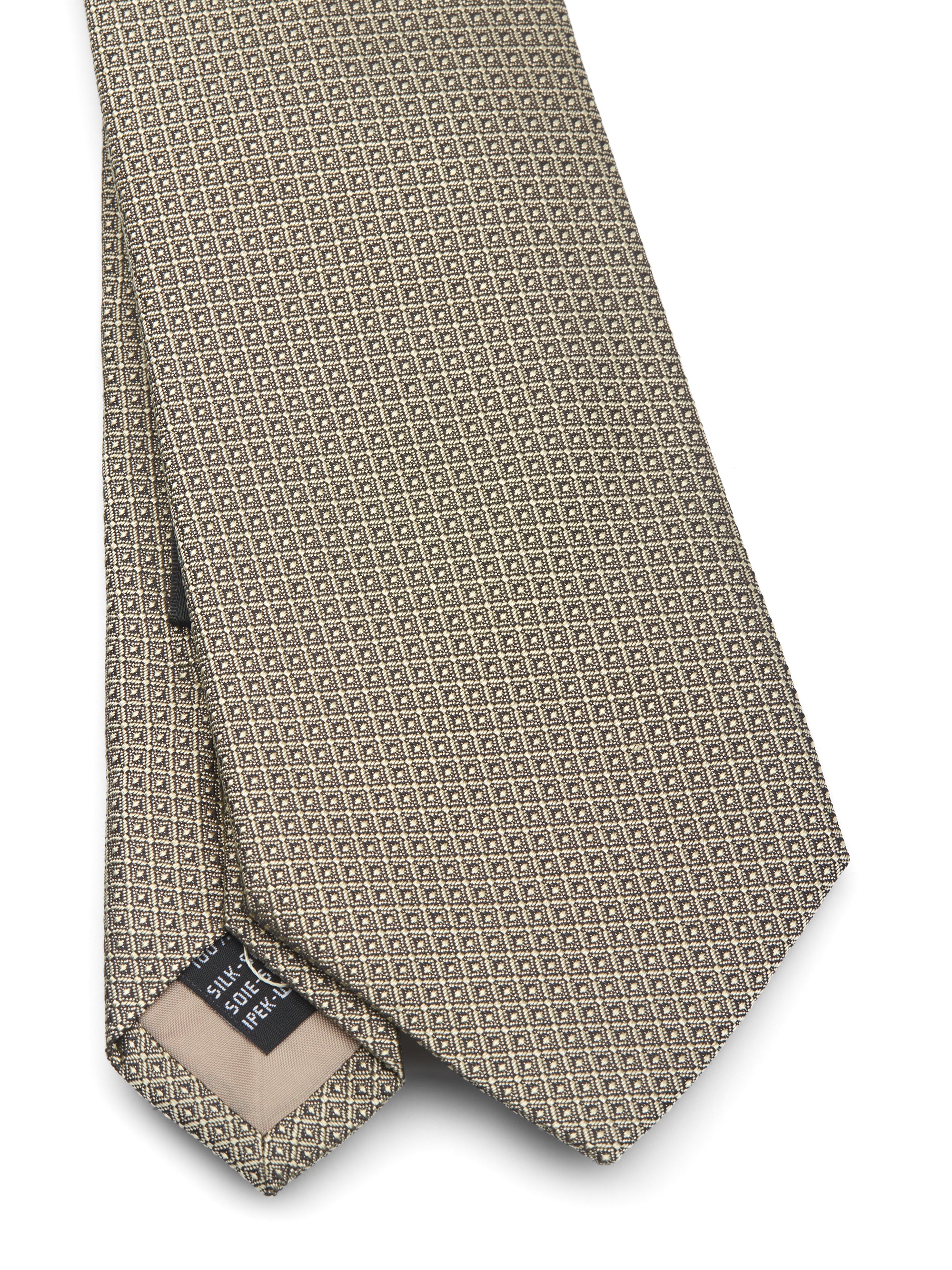 Antique Gold Bayswater Silk Tie