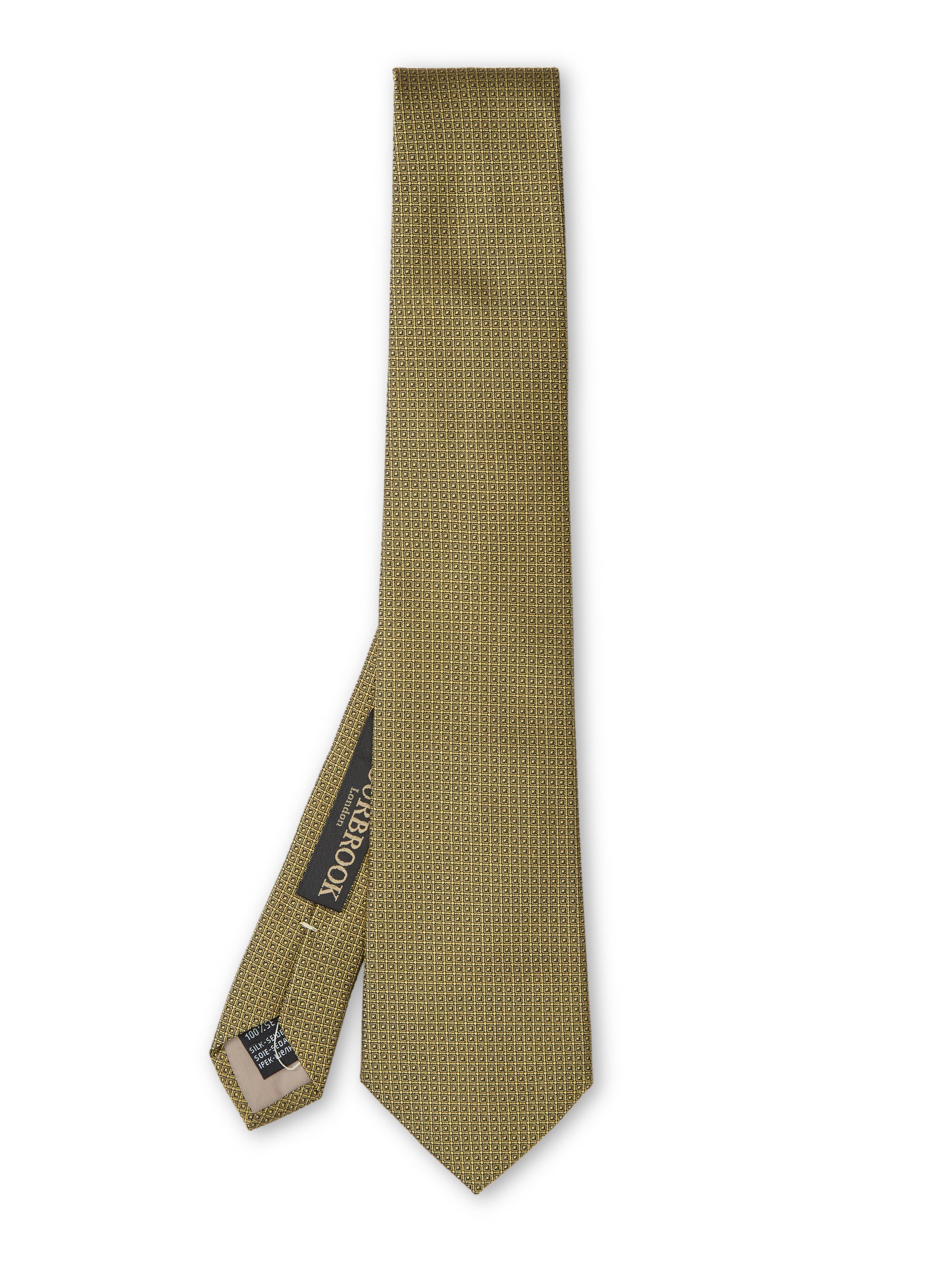 Gold Bayswater Silk Tie