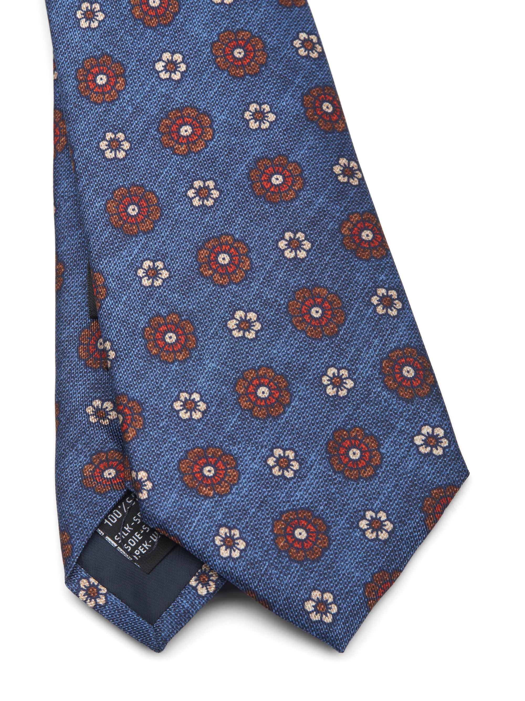 Navy Chartwell Silk Tie