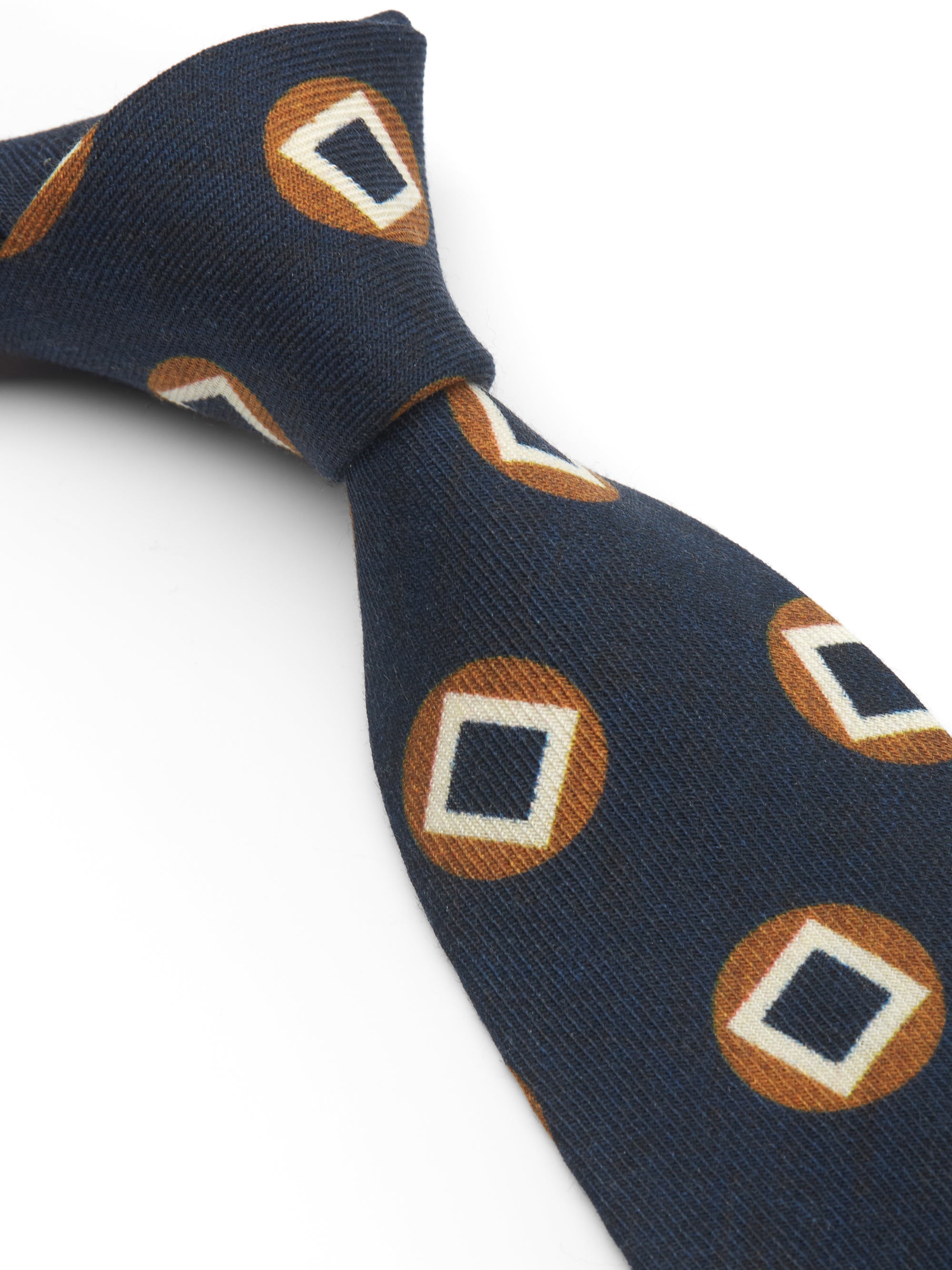 Navy Clivedon Silk Tie