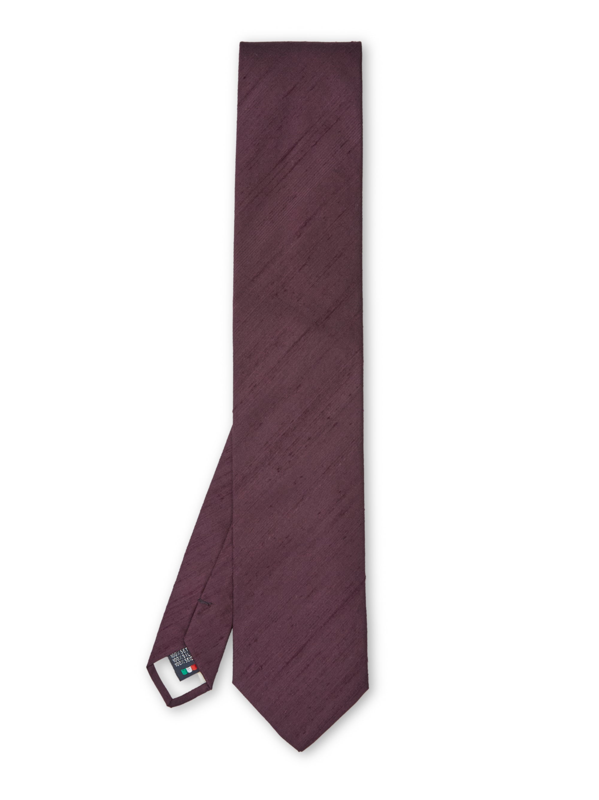 Blackcurrant Douppion Silk Tie