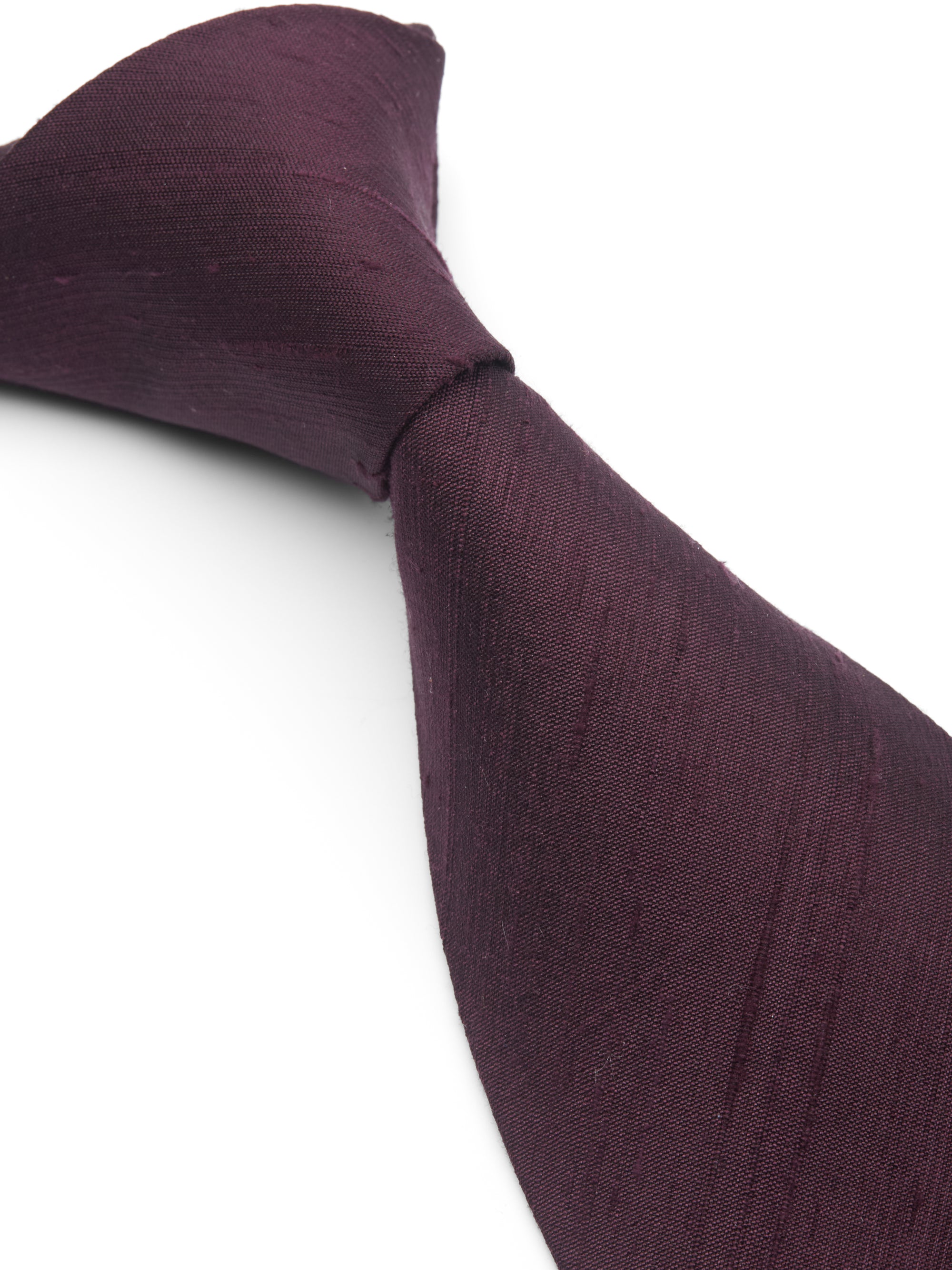 Blackcurrant Douppion Silk Tie
