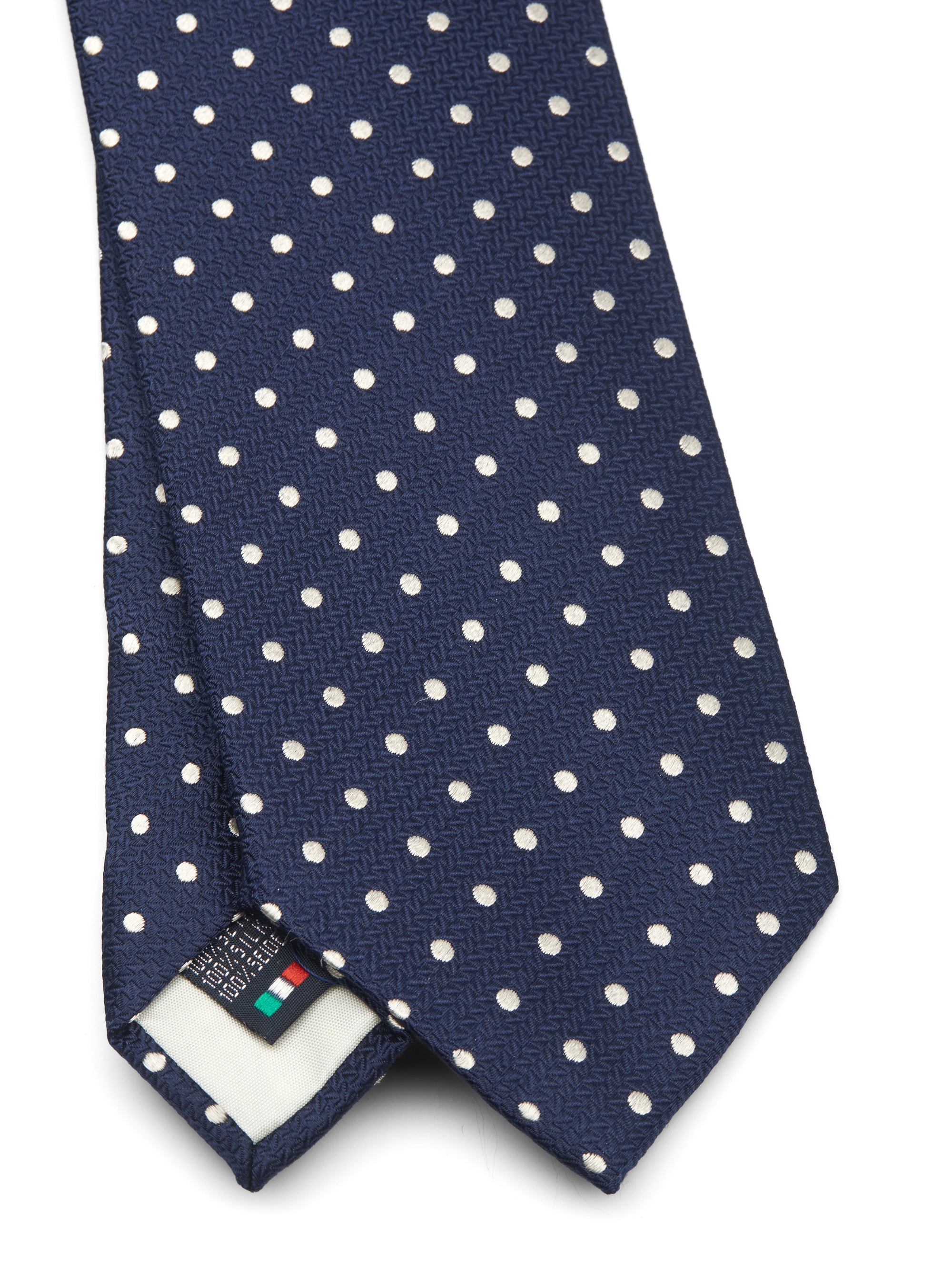 Navy Pickwick Silk Tie