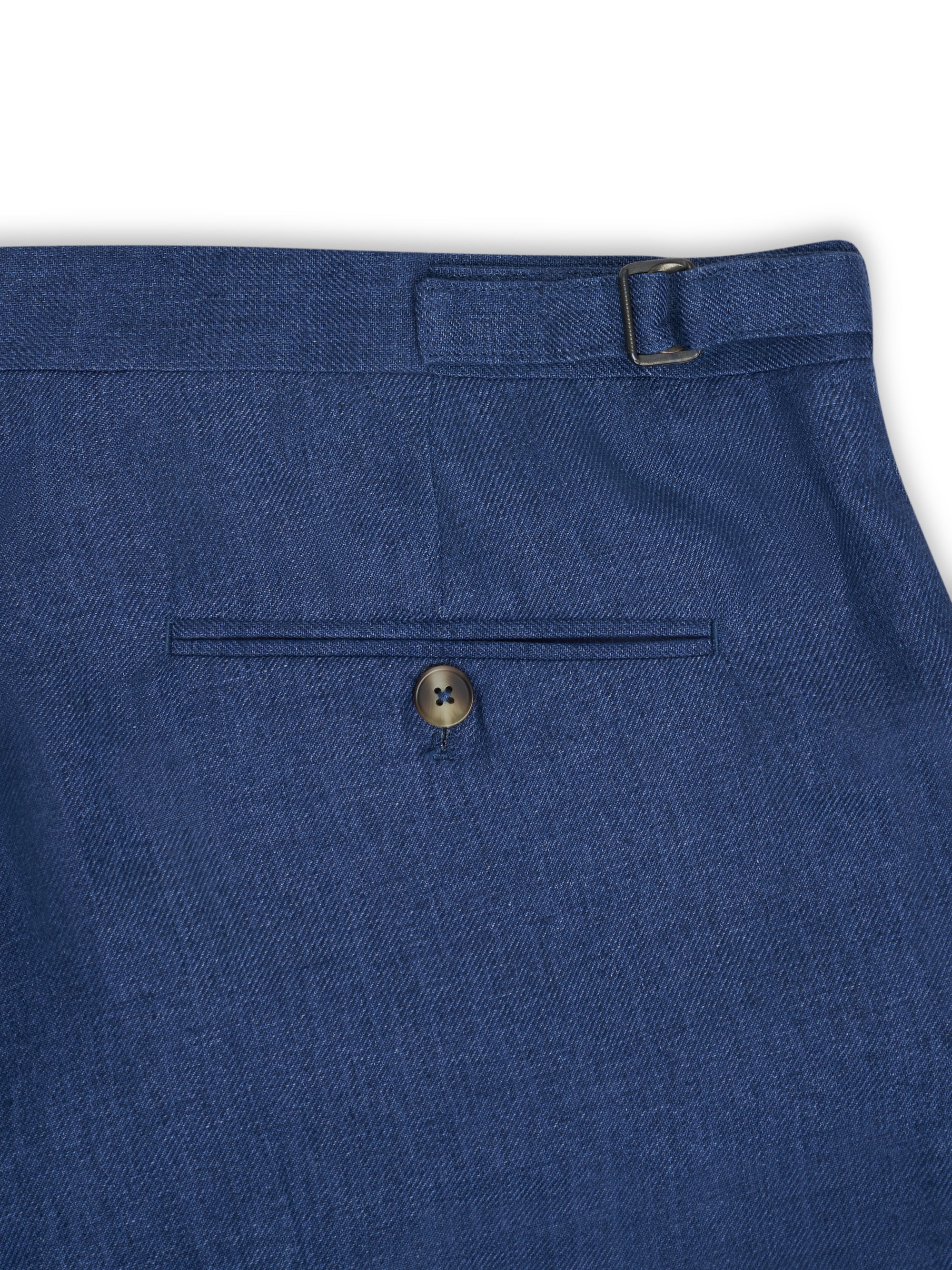 Indigo Woodcroft Linen Dress Trousers
