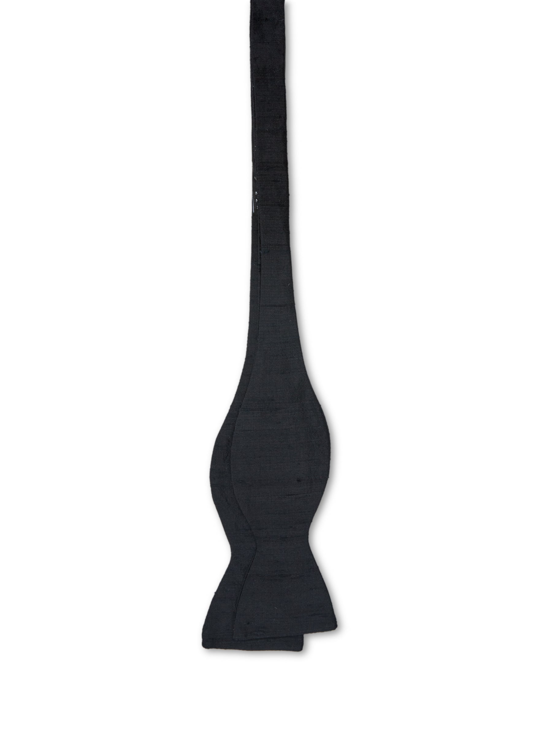 Black Douppion Bow Tie