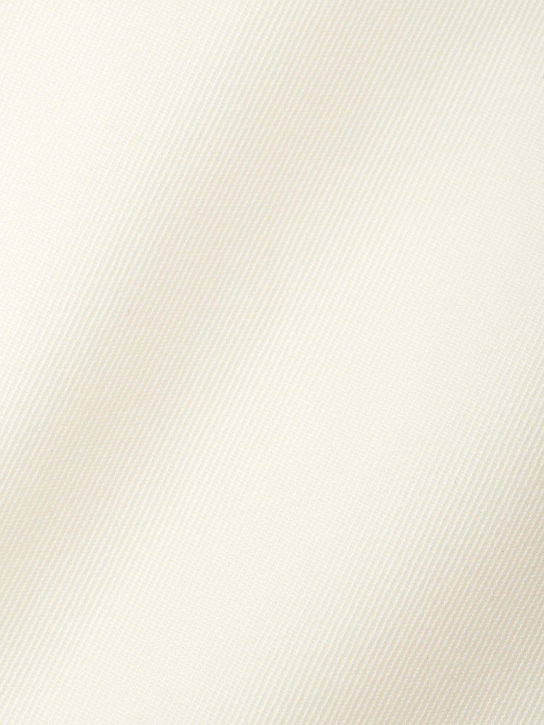 Cream Gabardine Wool Single Breasted 6 Button Waistcoat
