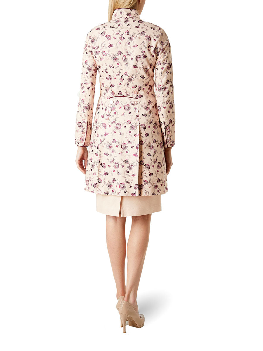 Waterloo Jacket Blush Molyneaux Silk Tasar