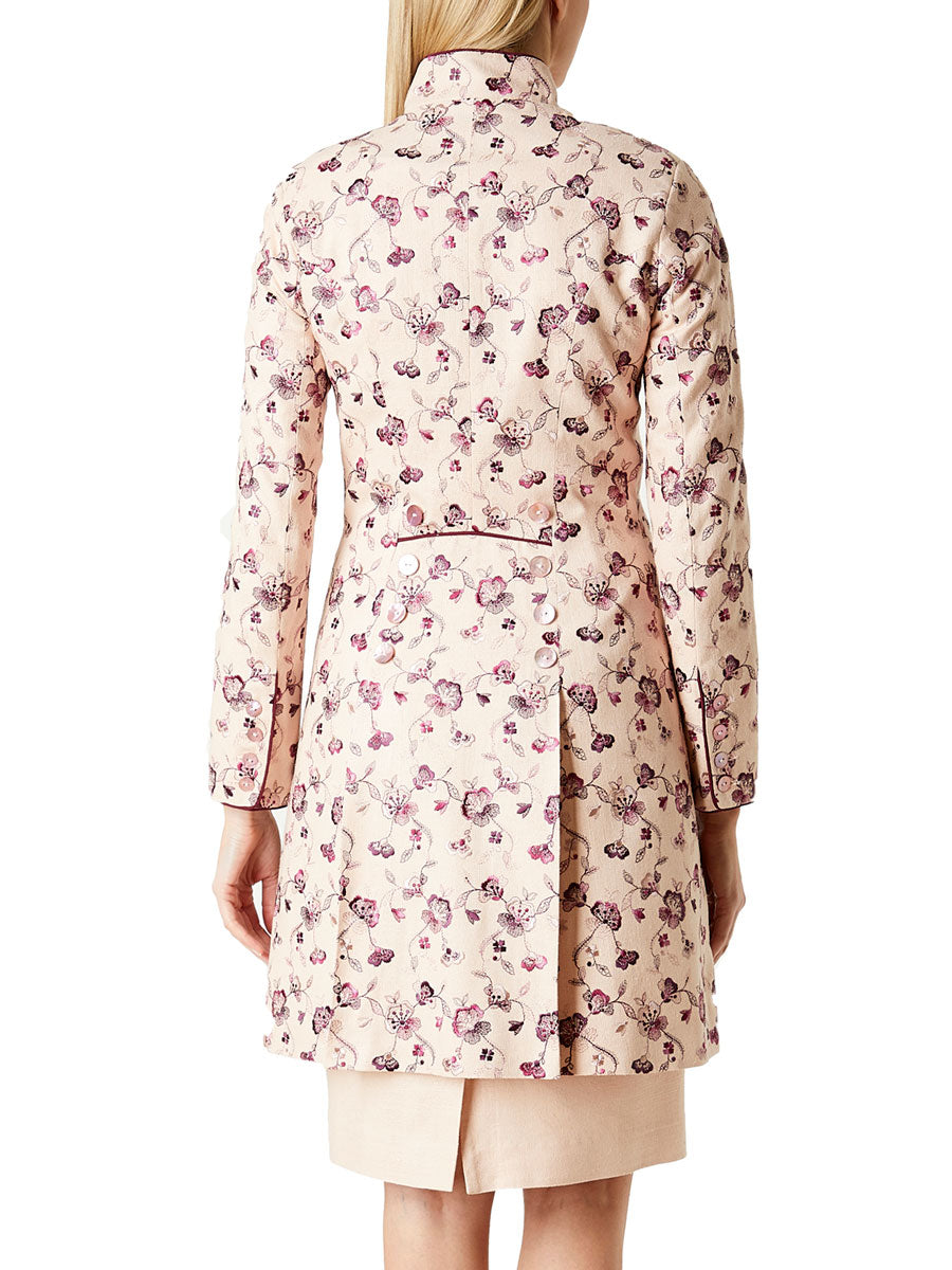 Waterloo Jacket Blush Molyneaux Silk Tasar