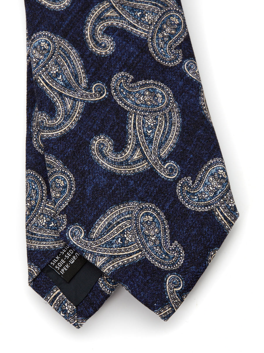 Navy Halworth Silk Tie