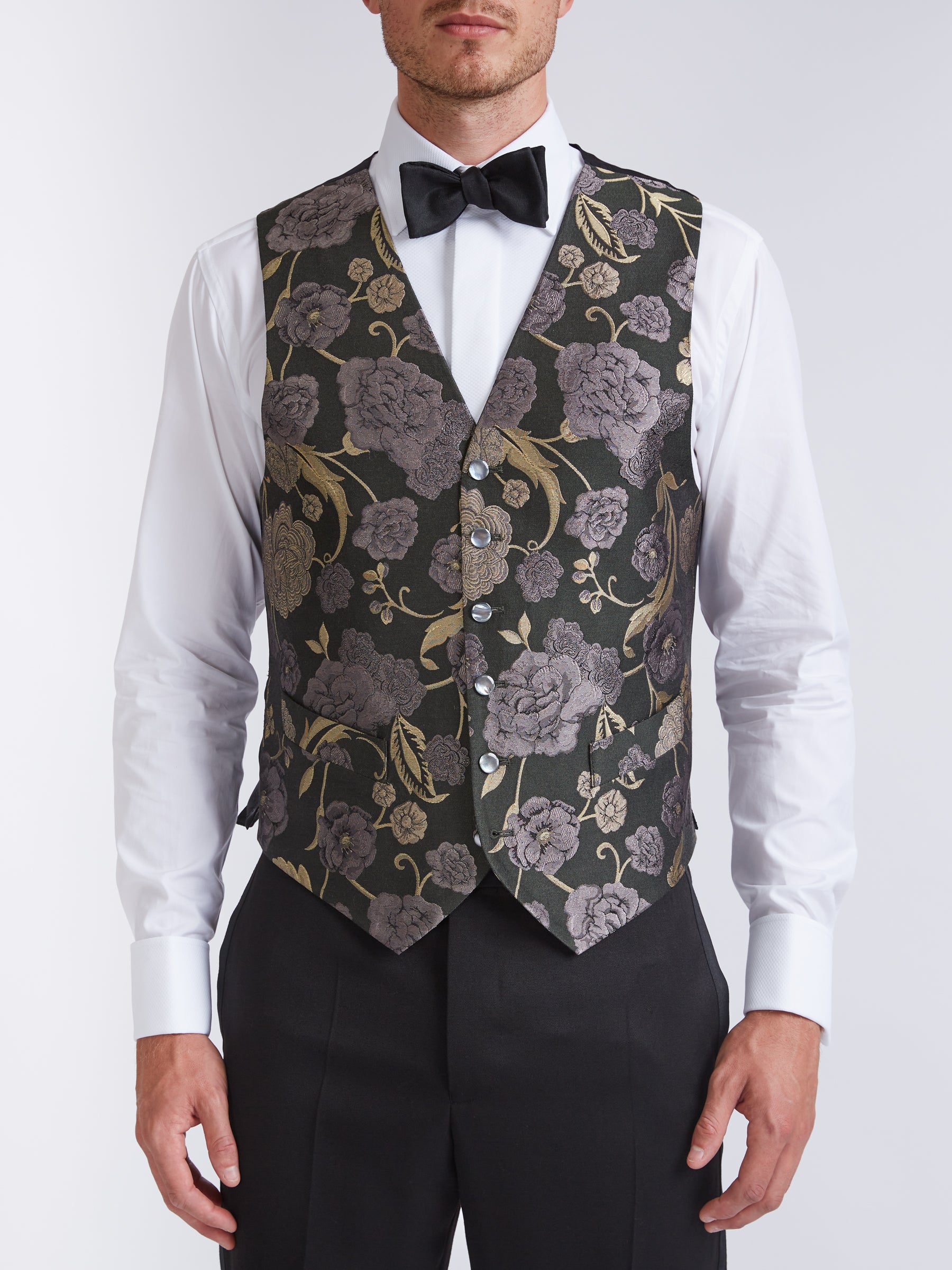 Silk best sale waistcoat mens