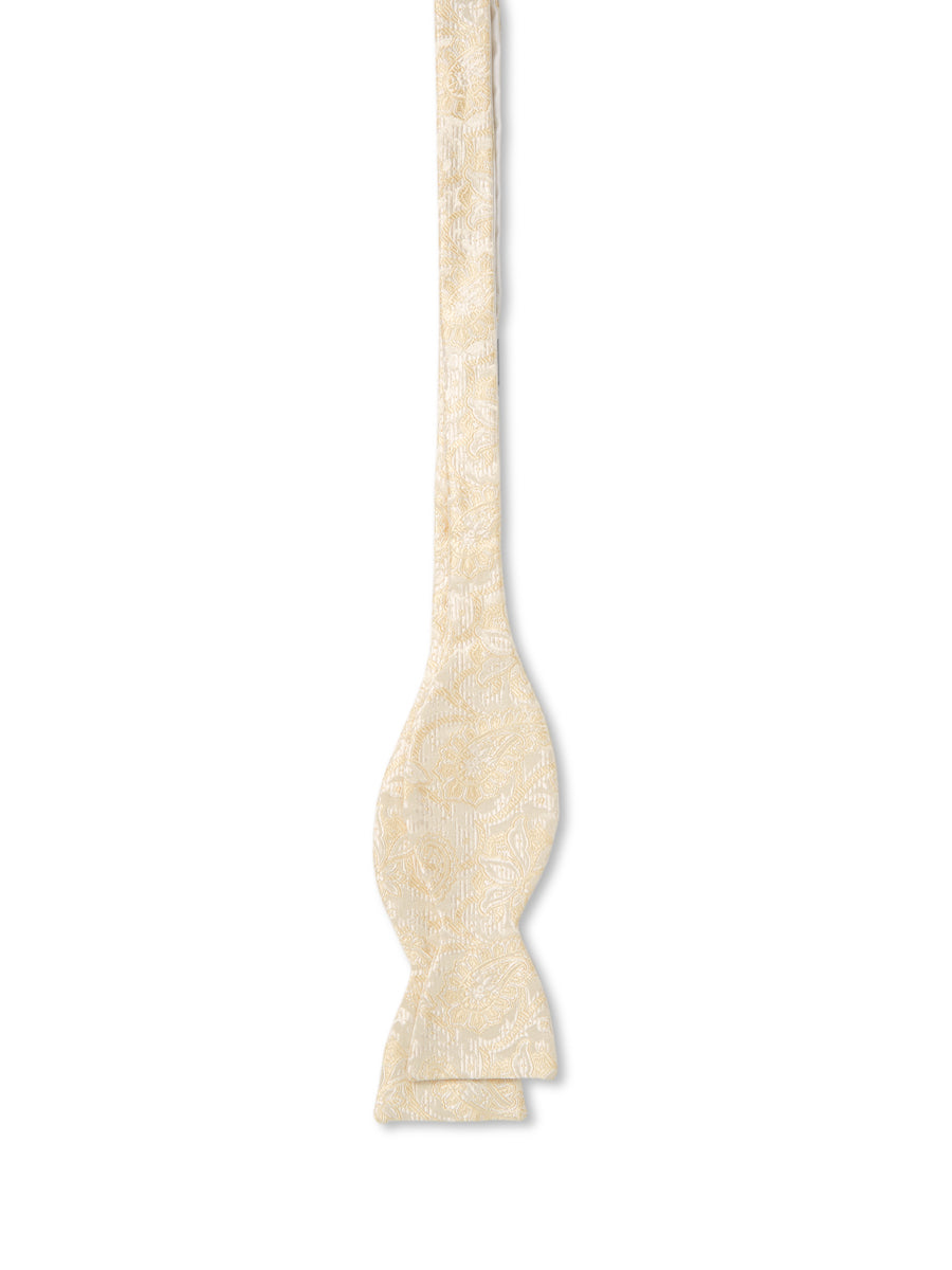 Ivory Albert Silk Bow Tie