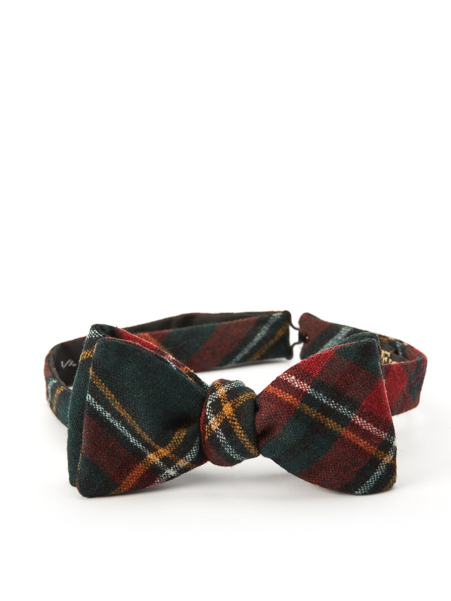 Multi Dunrobin Wool Bow Tie