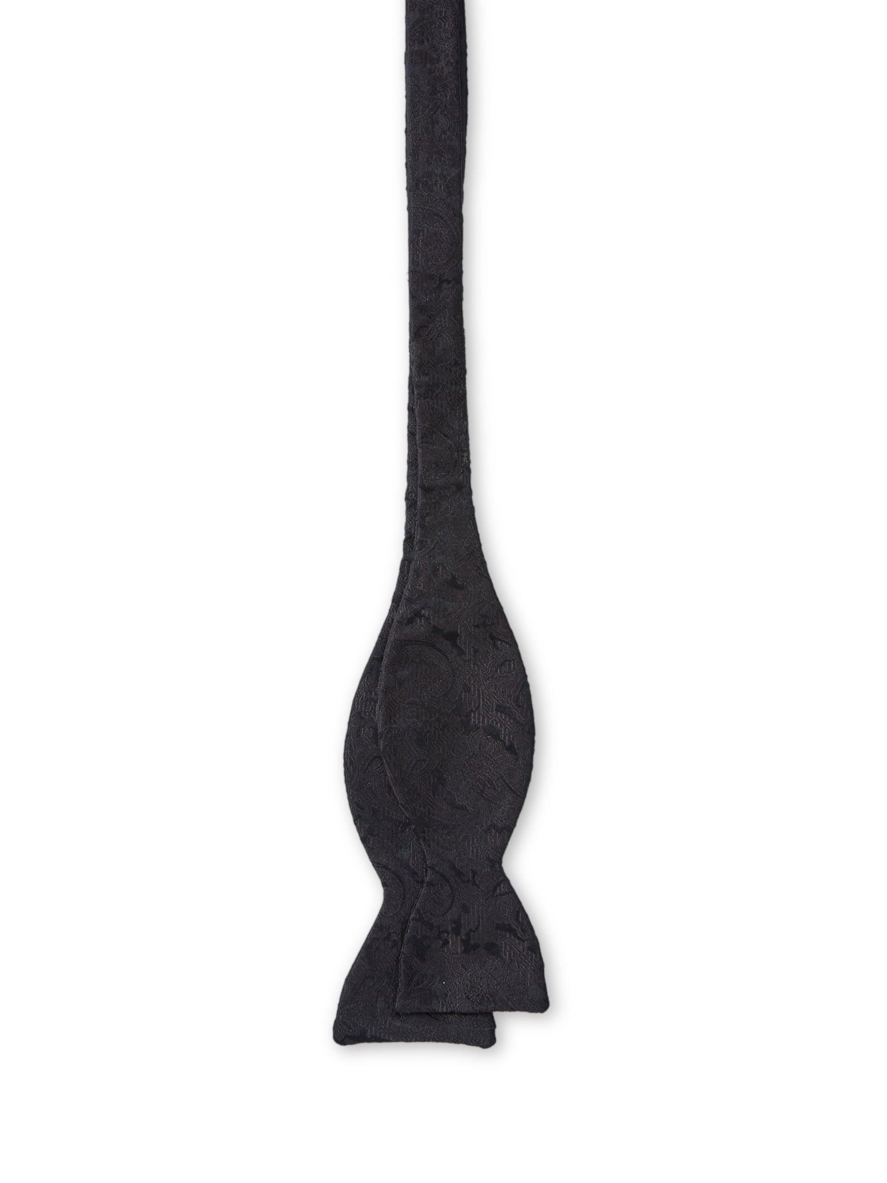 Black Albert Silk Pleated Cummerbund & Bow Tie Set