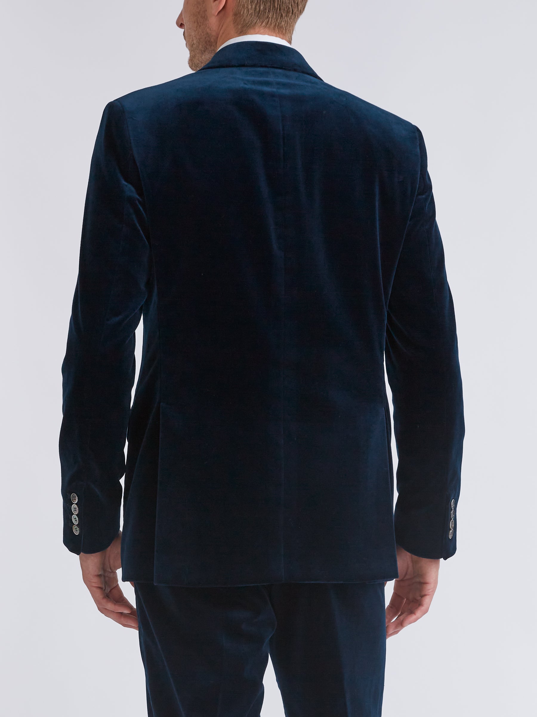 Sapphire Blue Velvet Newport Jacket