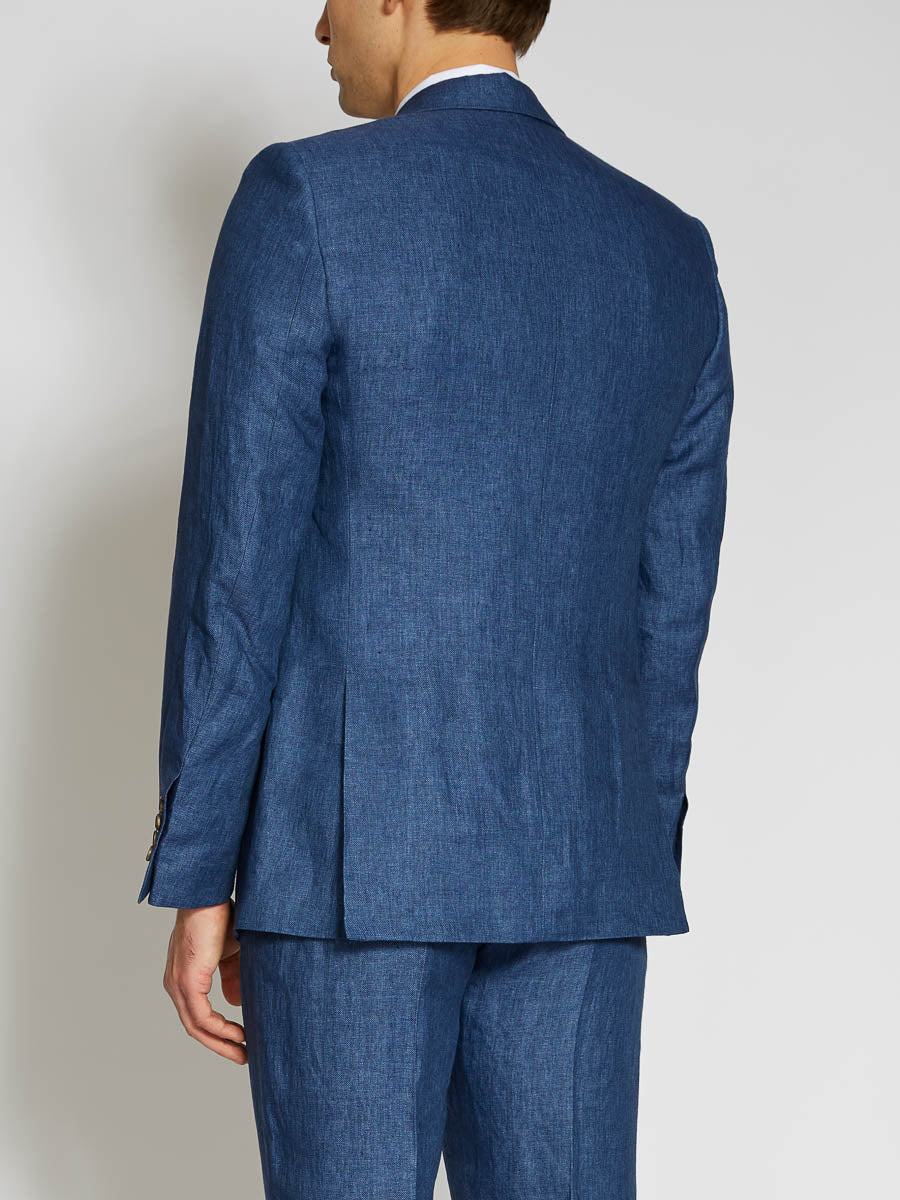 Indigo Woodcroft Linen Ebury Jacket