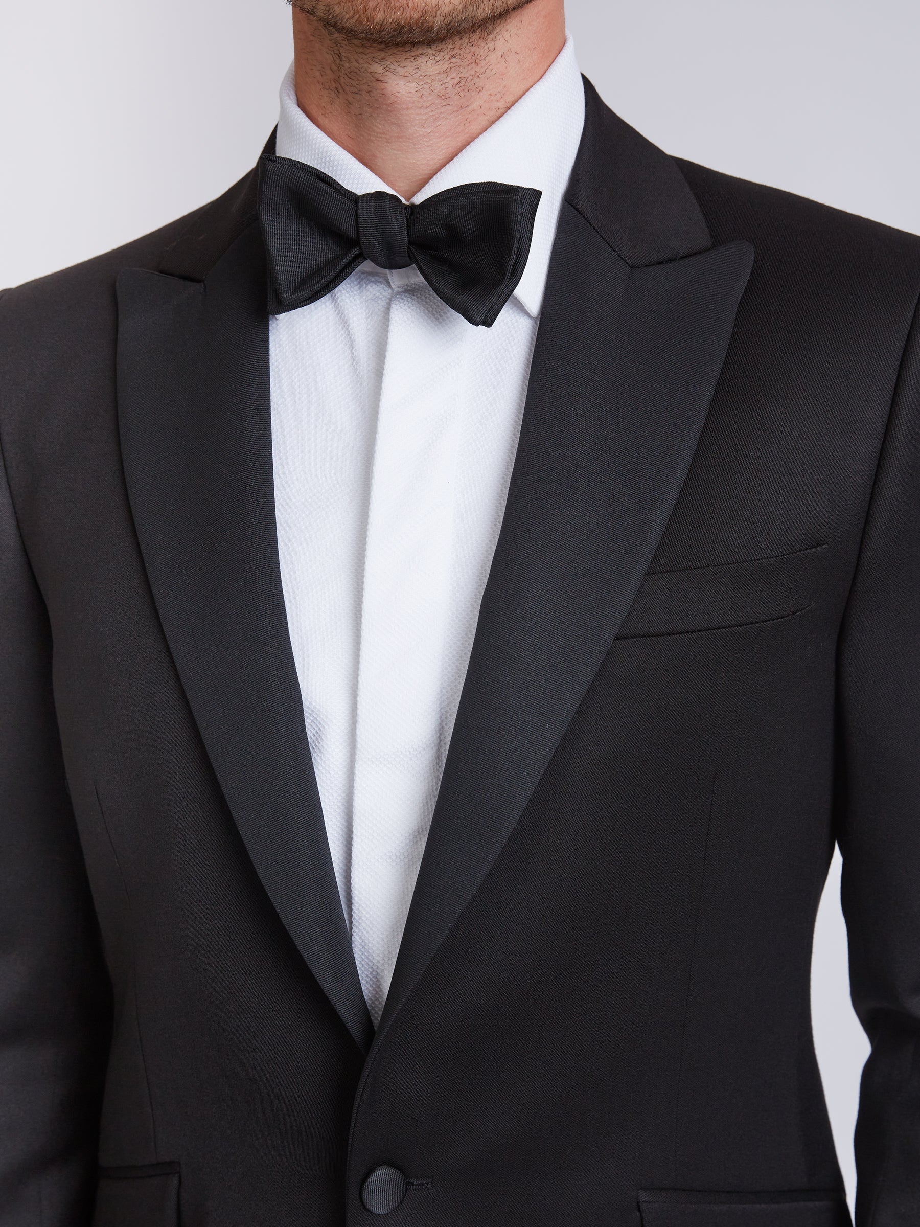 Black Hampton Wool Dinner Jacket