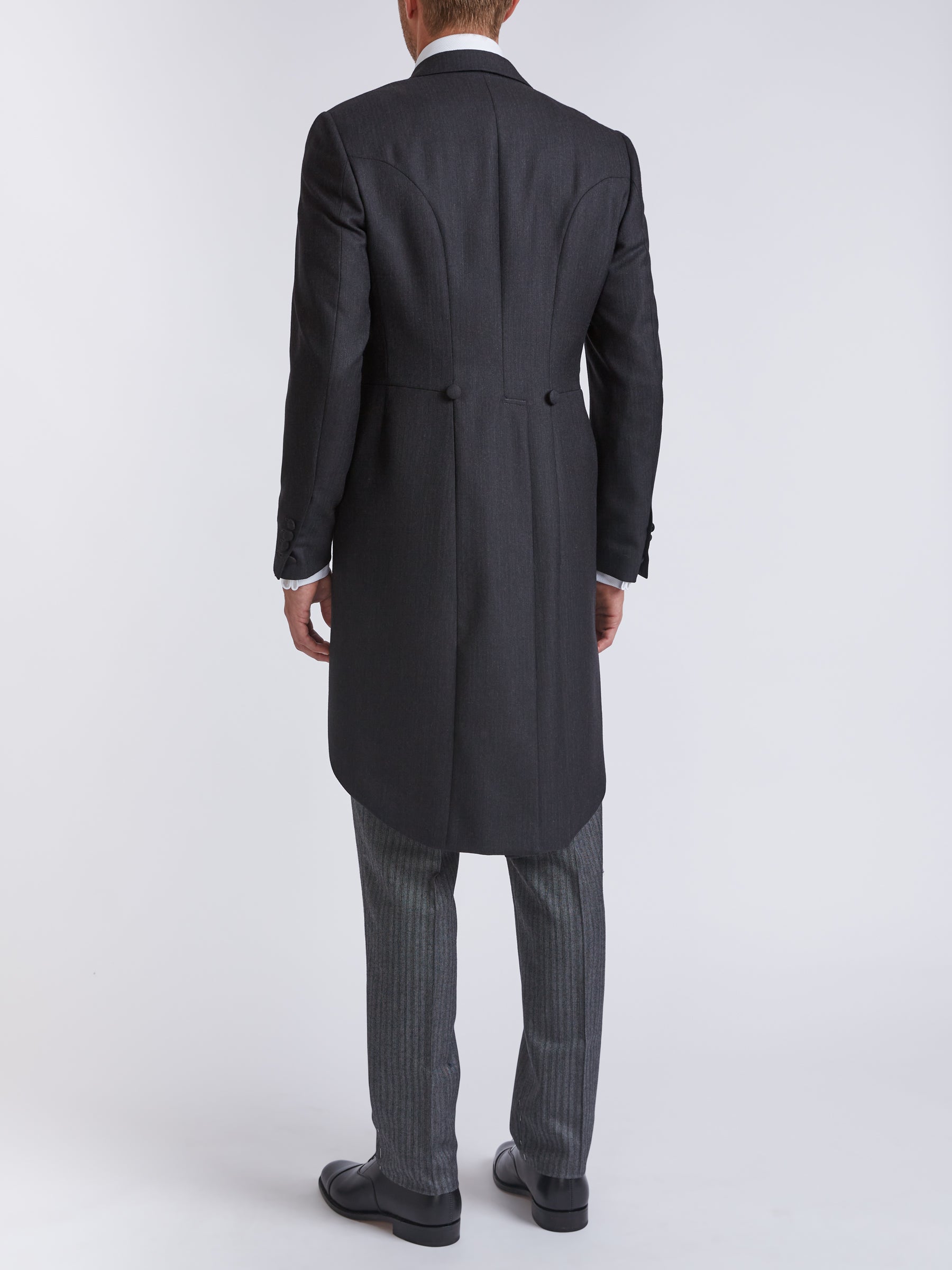 Charcoal on sale herringbone coat