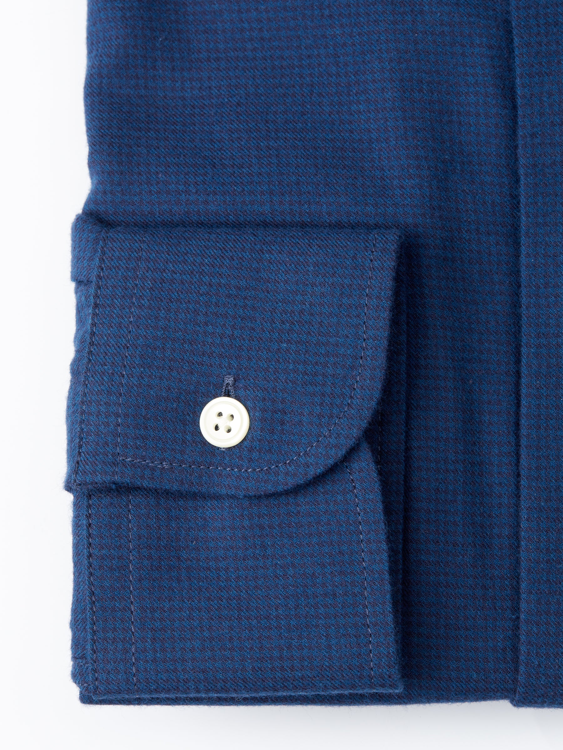 Navy Pippin Cotton Ivy Shirt