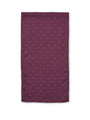 Burgundy Spot Silk Scarf
