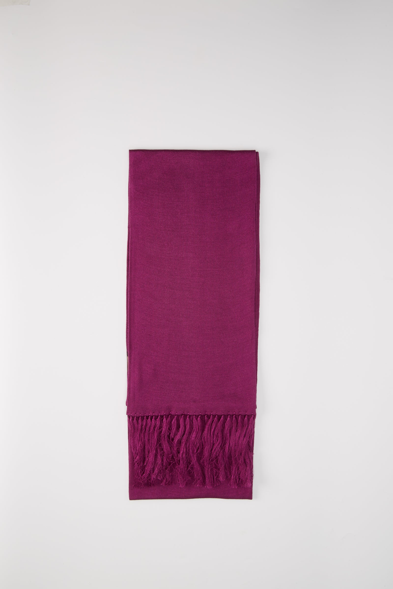 Fushia Mesh Silk Scarf