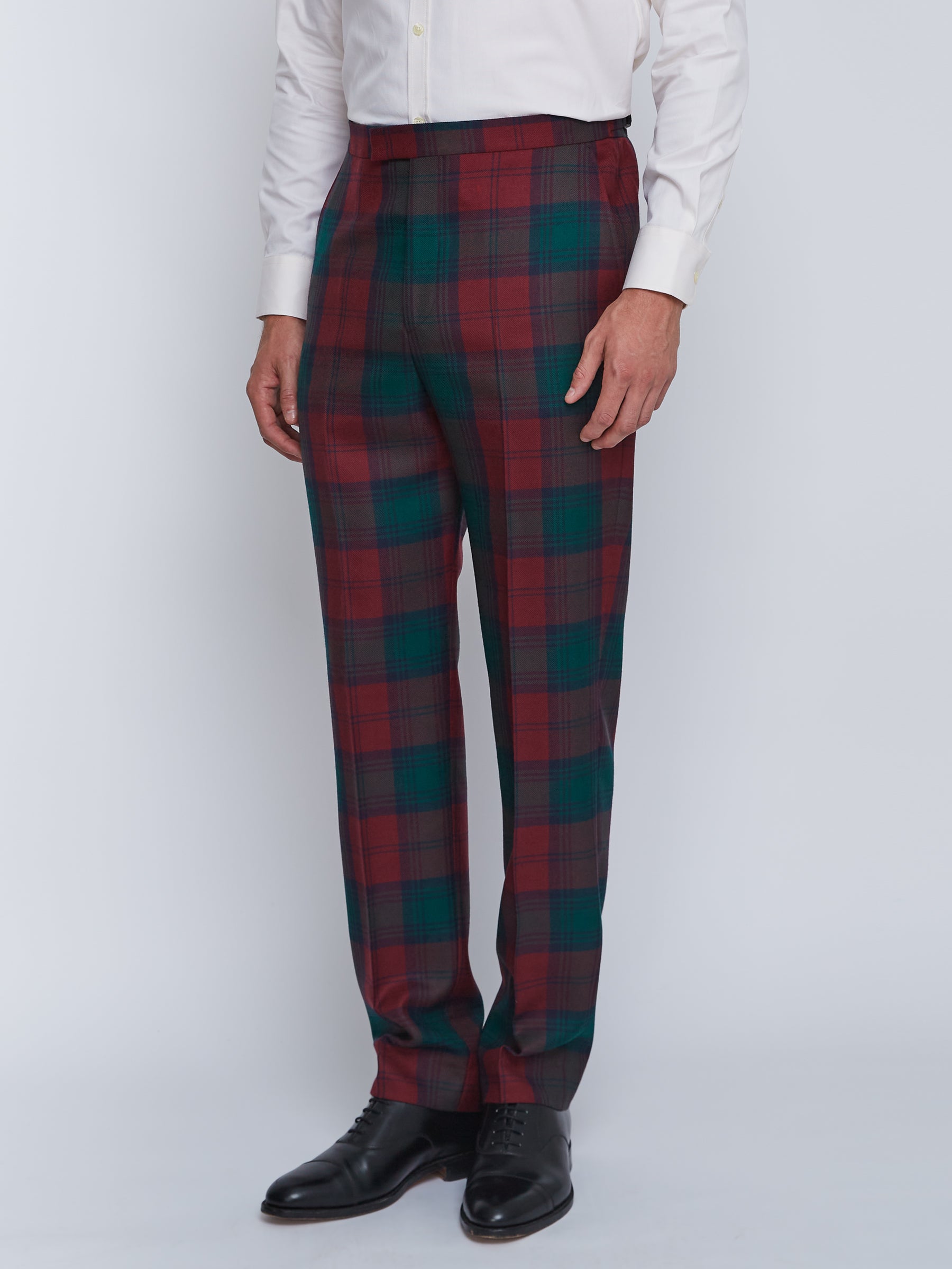 Skinny Trousers Fitted Tartan Trousers Summer Savings! Stamzod