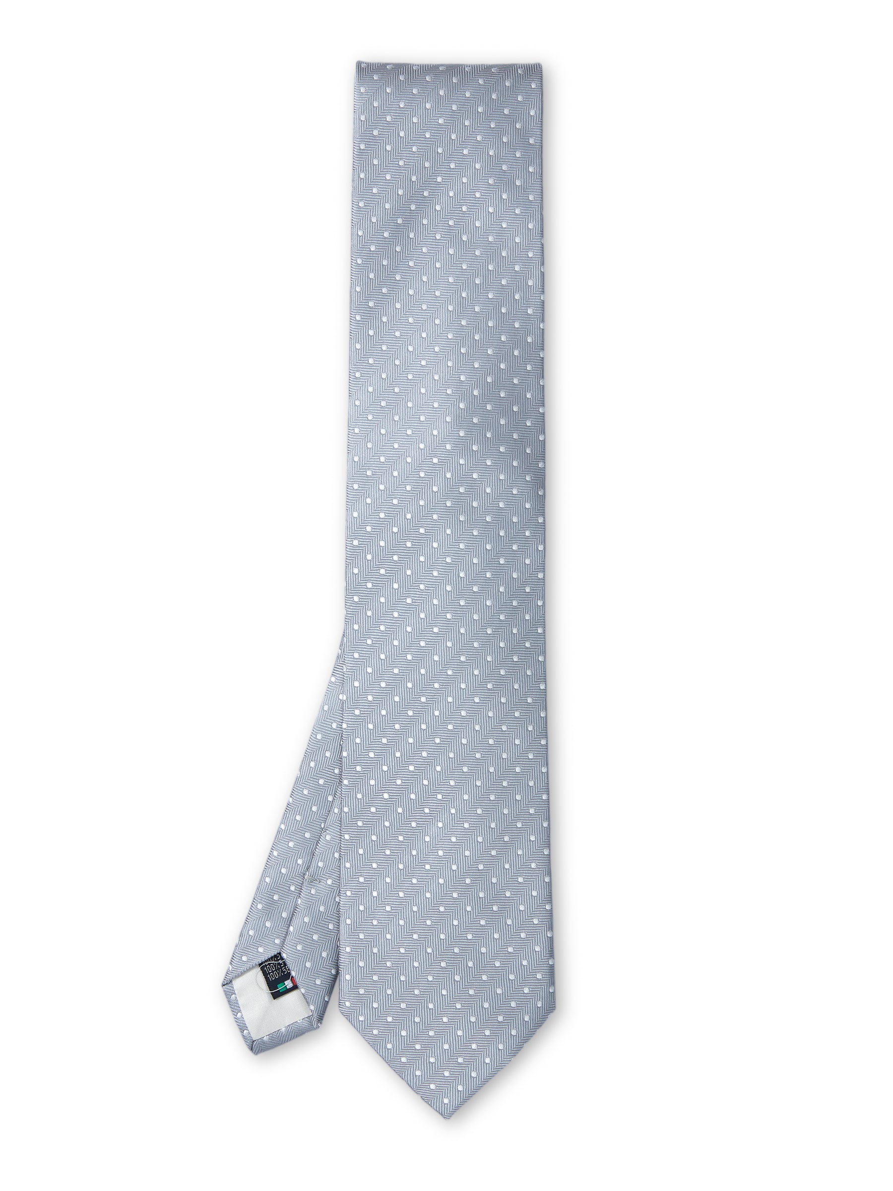 Albany Grey Silk Tie