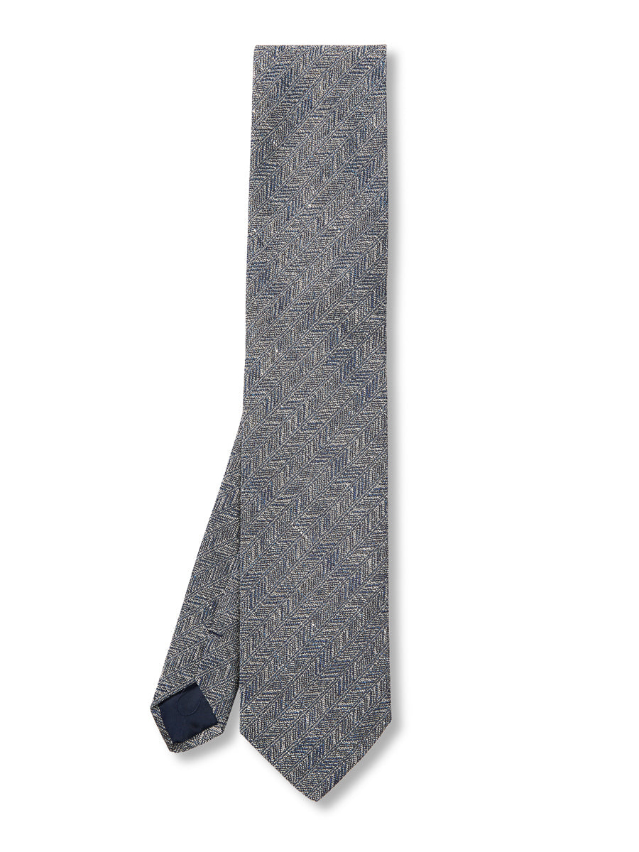 Navy Halton Silk Tie